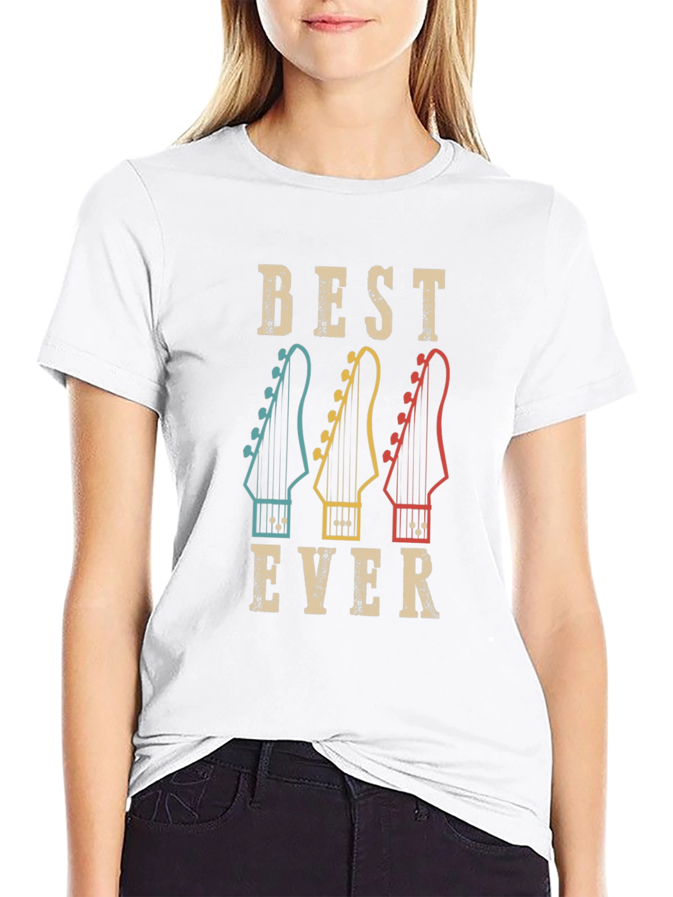 Retro Best EVER Guitar T-Shirt