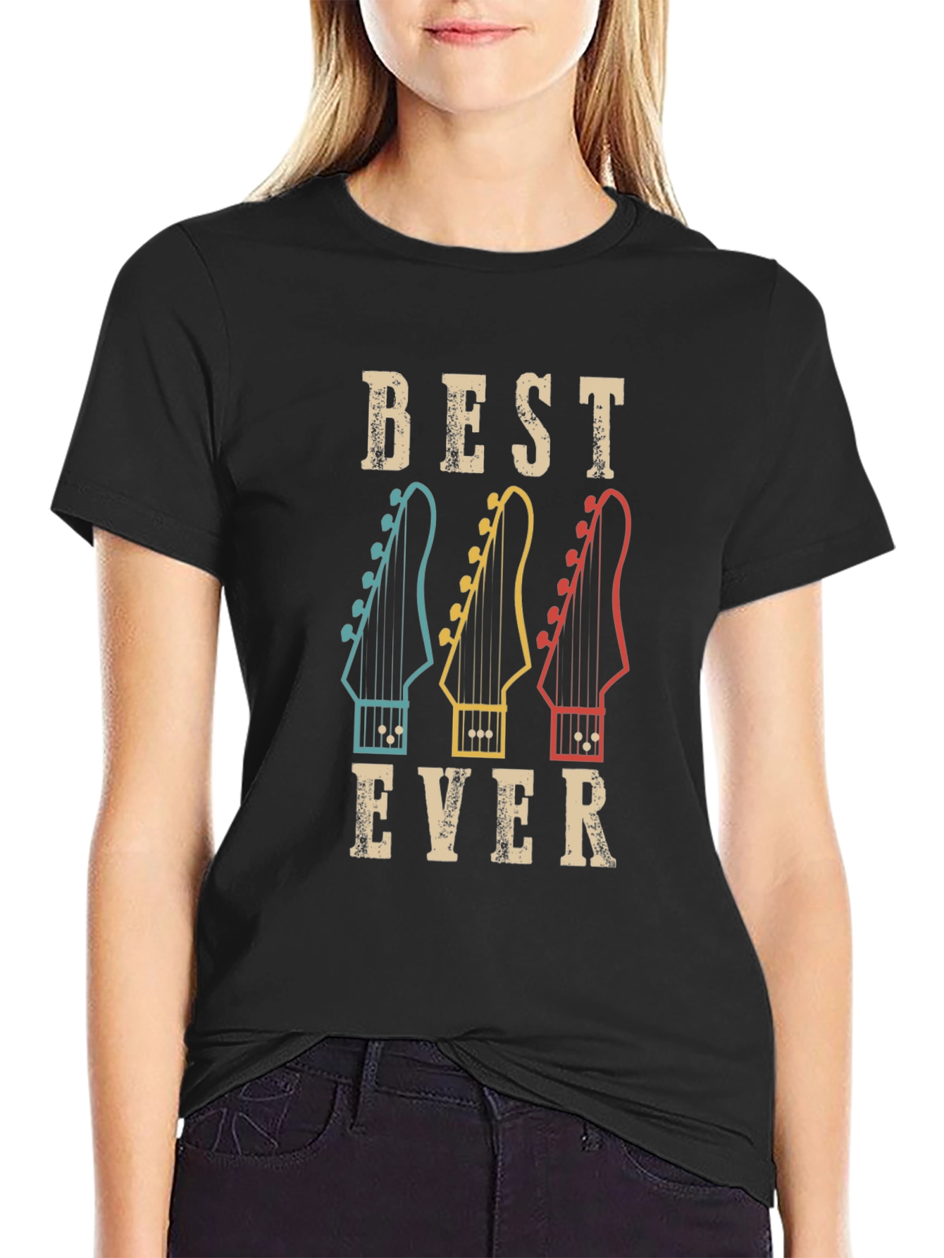 Retro Best EVER Guitar T-Shirt