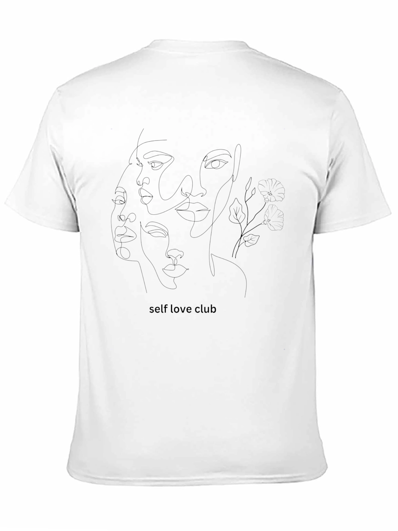 Self Love Club Black Graphic Tee