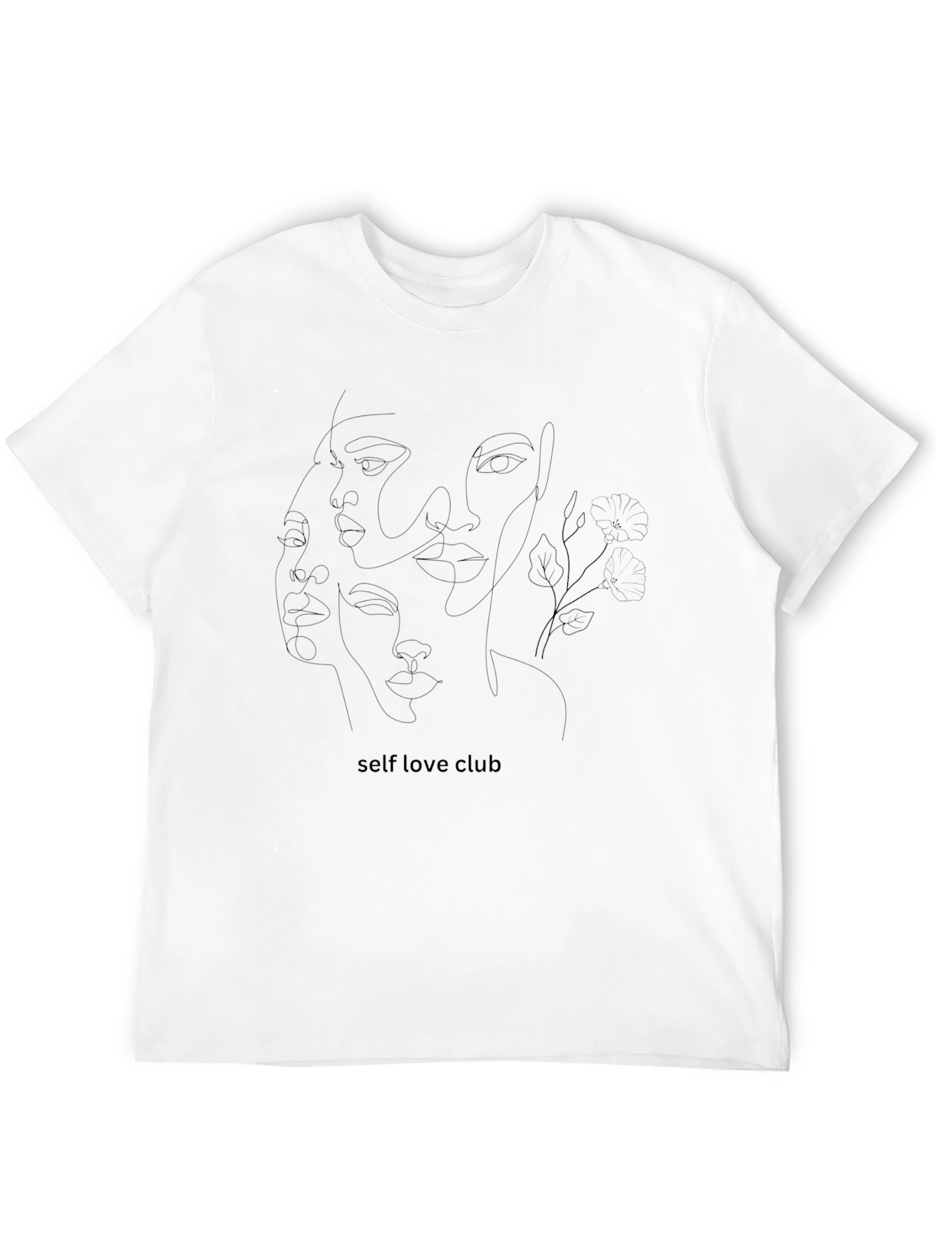 Self Love Club Black Graphic Tee