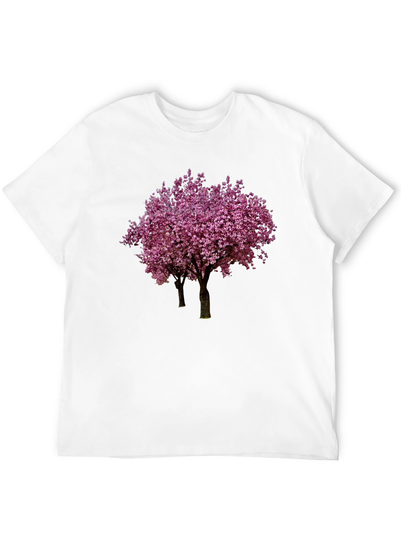 Floral Tree Graphic Black T-Shirt