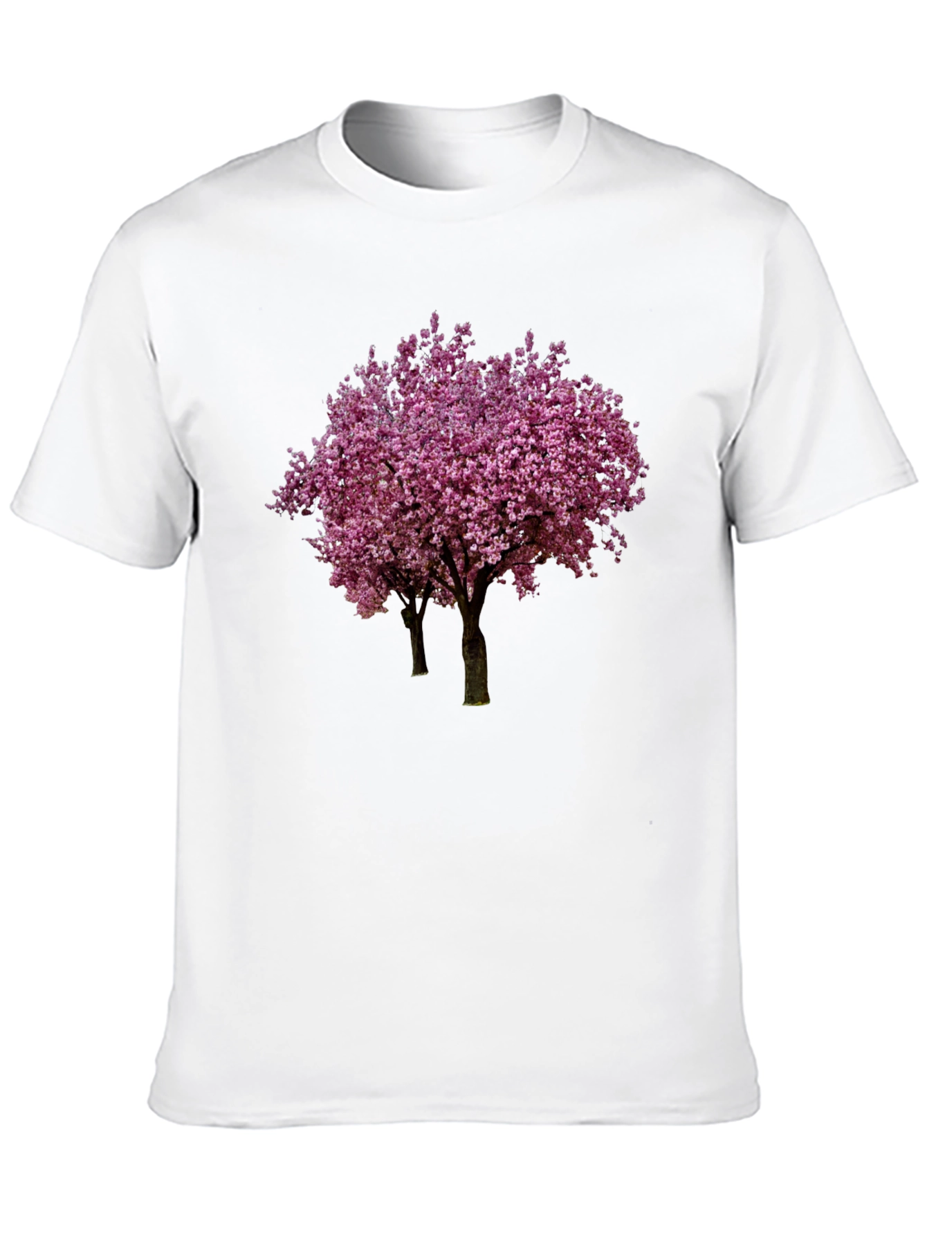 Floral Tree Graphic Black T-Shirt