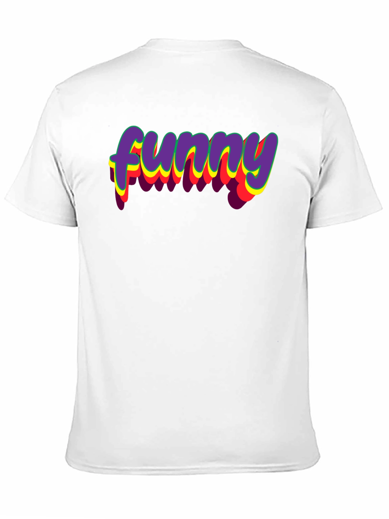 Retro Funny Graphic Tee - Classic Crew Neck T-Shirt