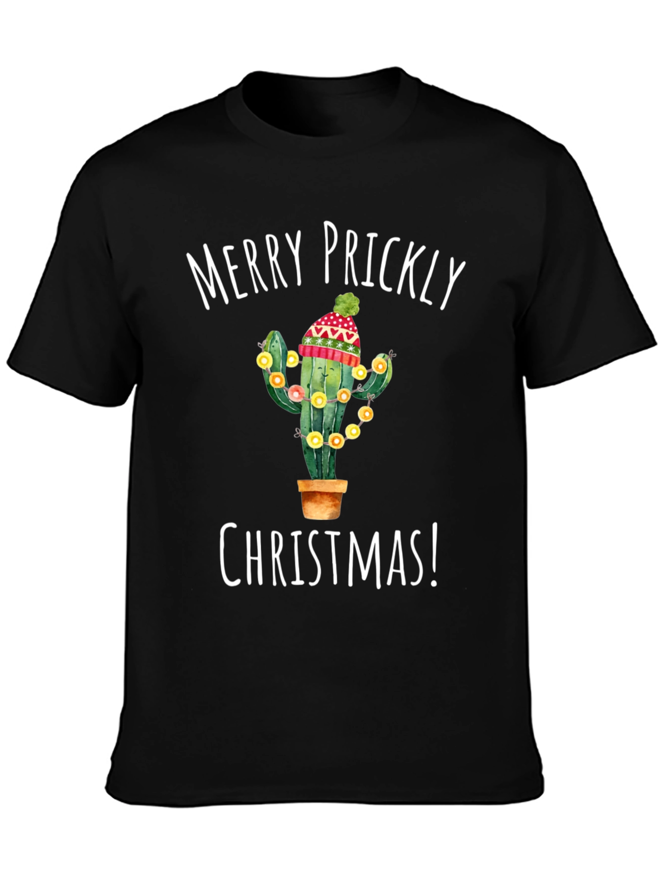 Merry Prickly Christmas Cactus T-Shirt