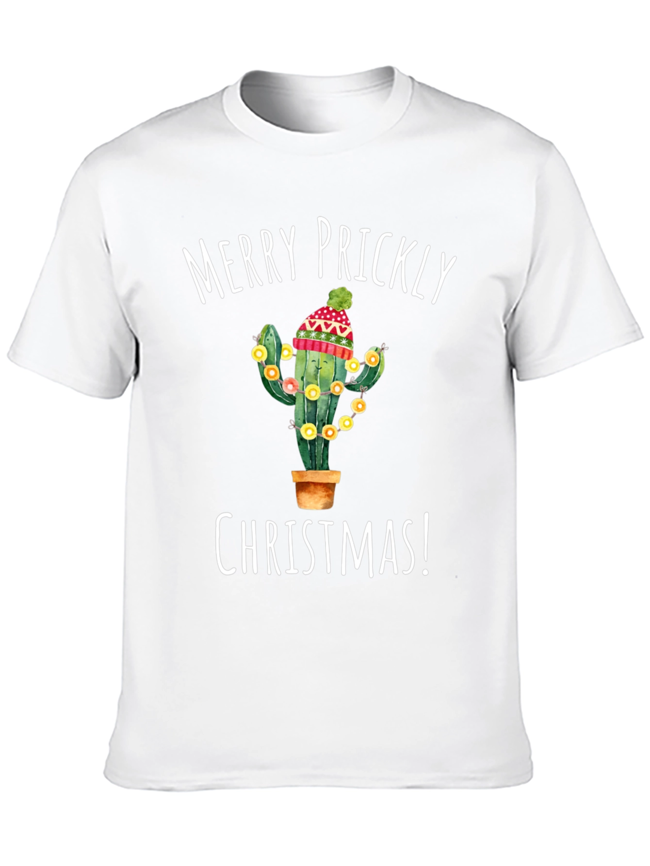 Merry Prickly Christmas Cactus T-Shirt