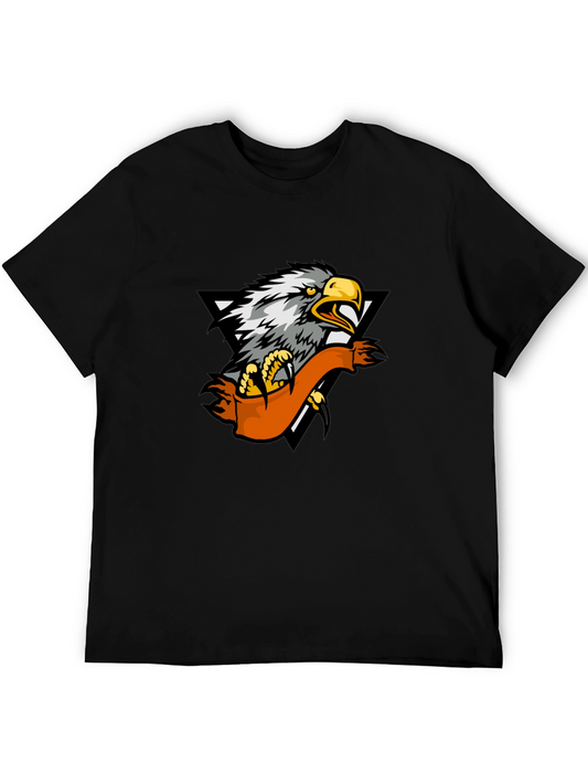 Eagle Graphic Black T-Shirt - Mens
