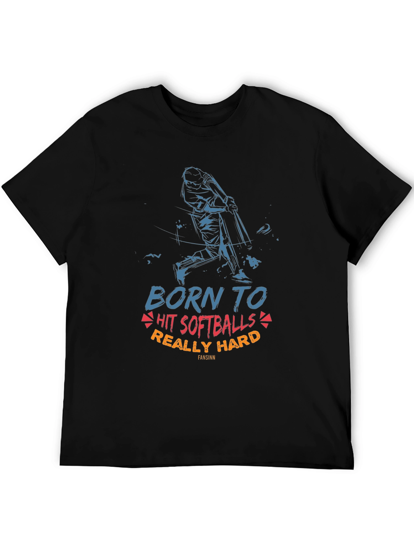 Born to Hit Softballs T-Shirt - Baseball Tee