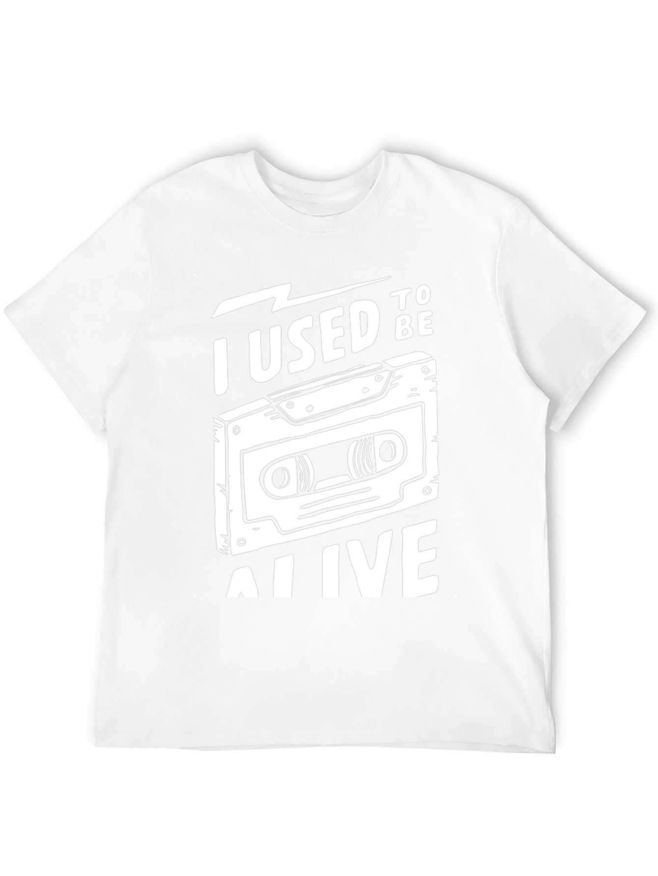 I Used To Be Alive Black Graphic Tee