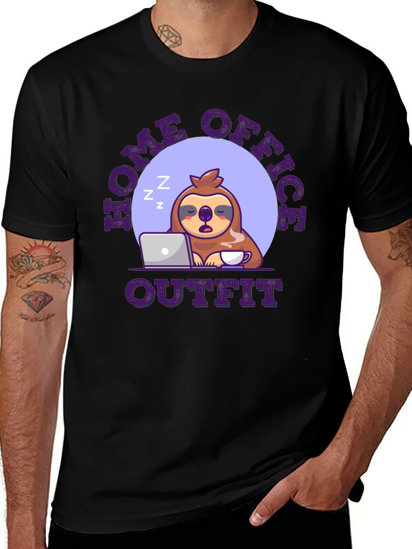 Home Office Outfit Sloth T-Shirt