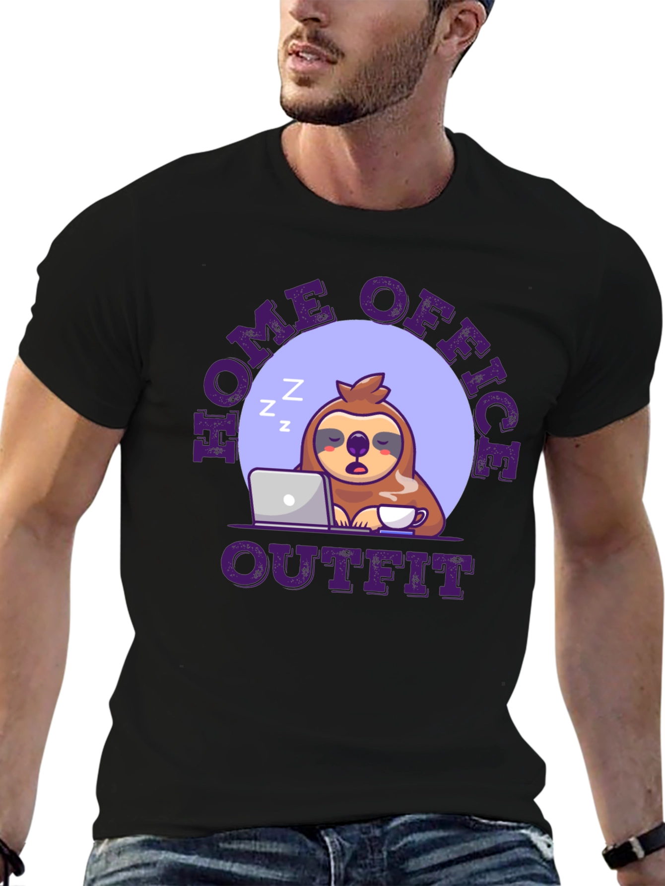 Home Office Outfit Sloth T-Shirt