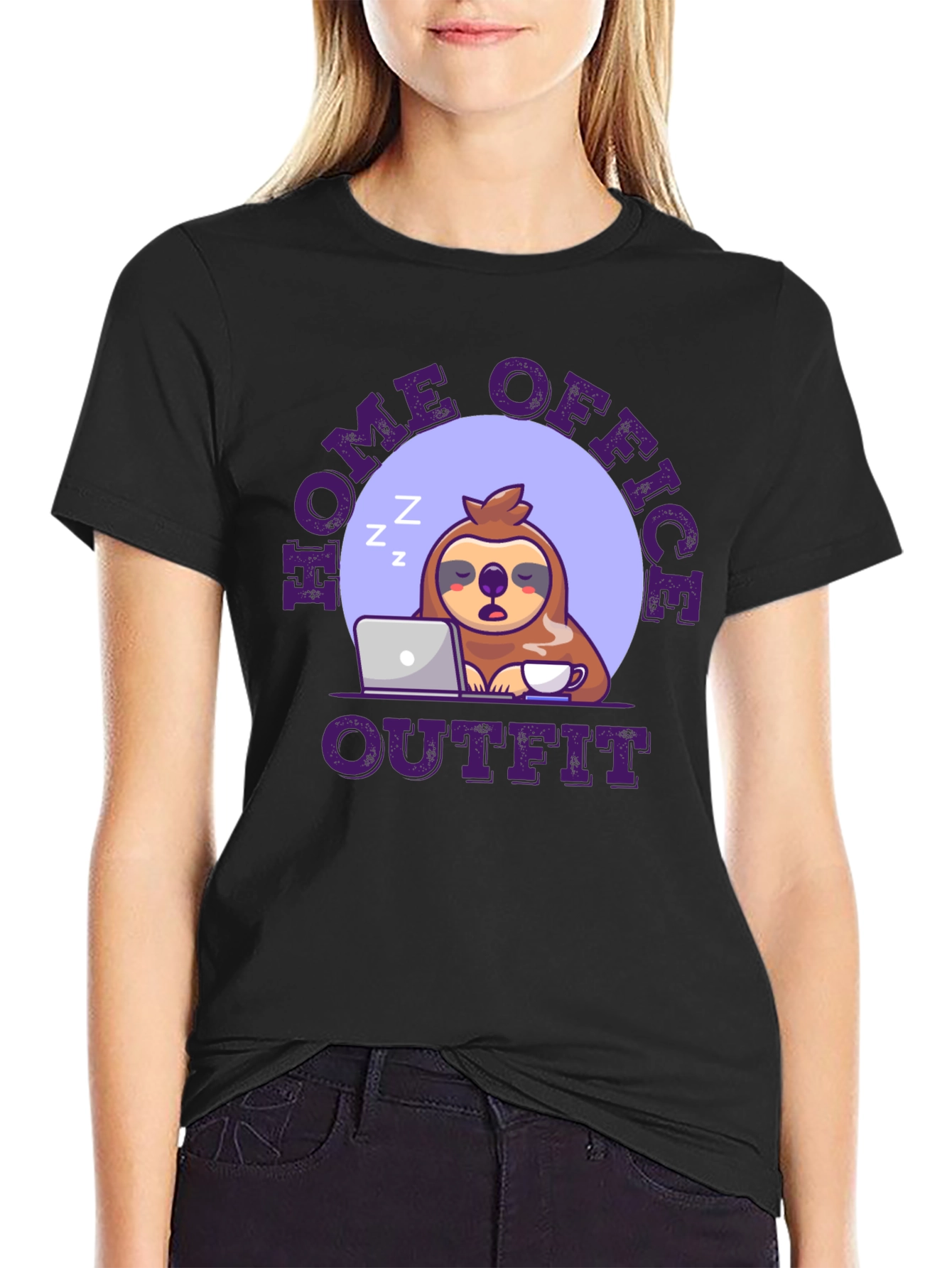 Home Office Outfit Sloth T-Shirt