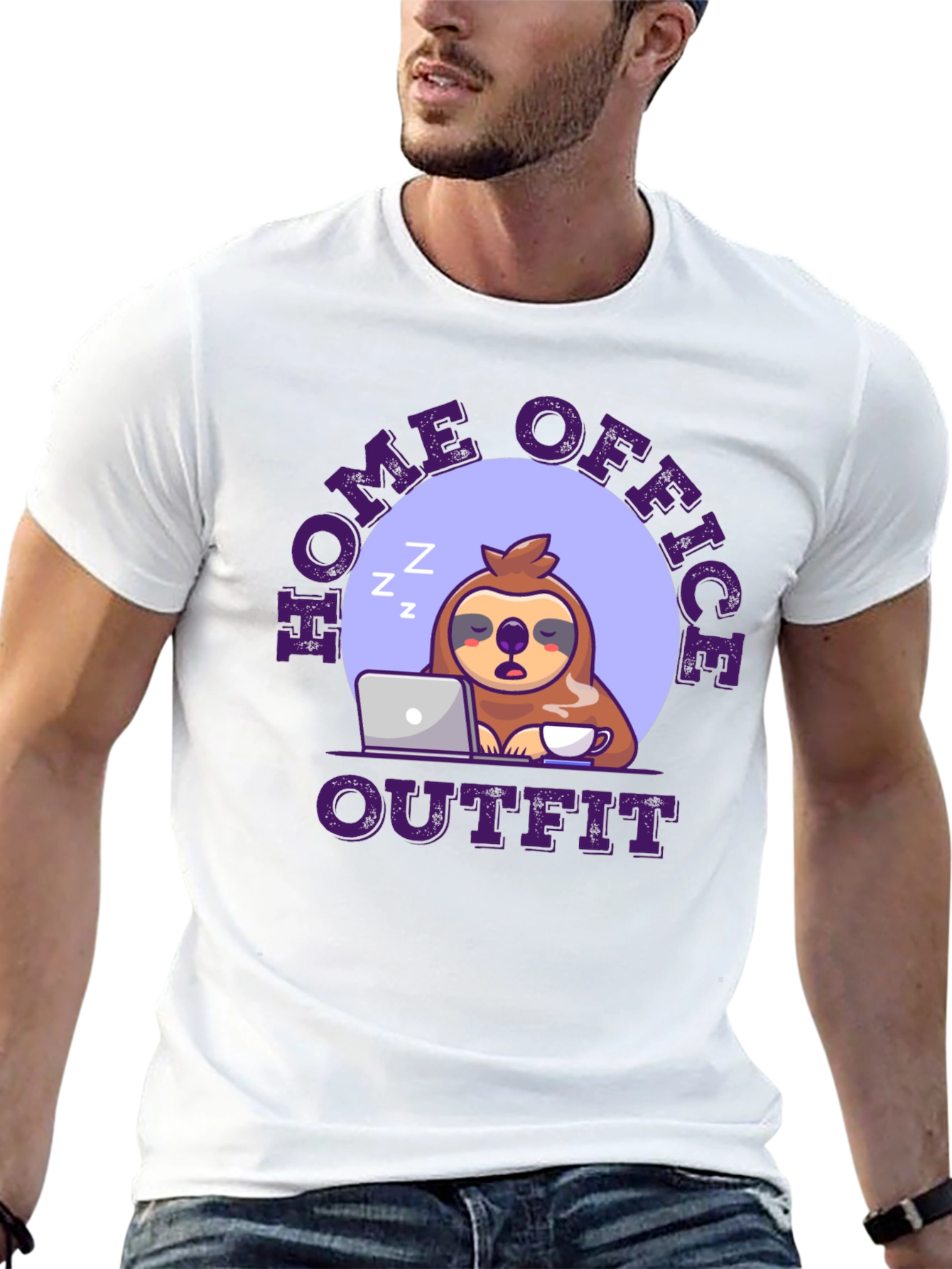 Home Office Outfit Sloth T-Shirt