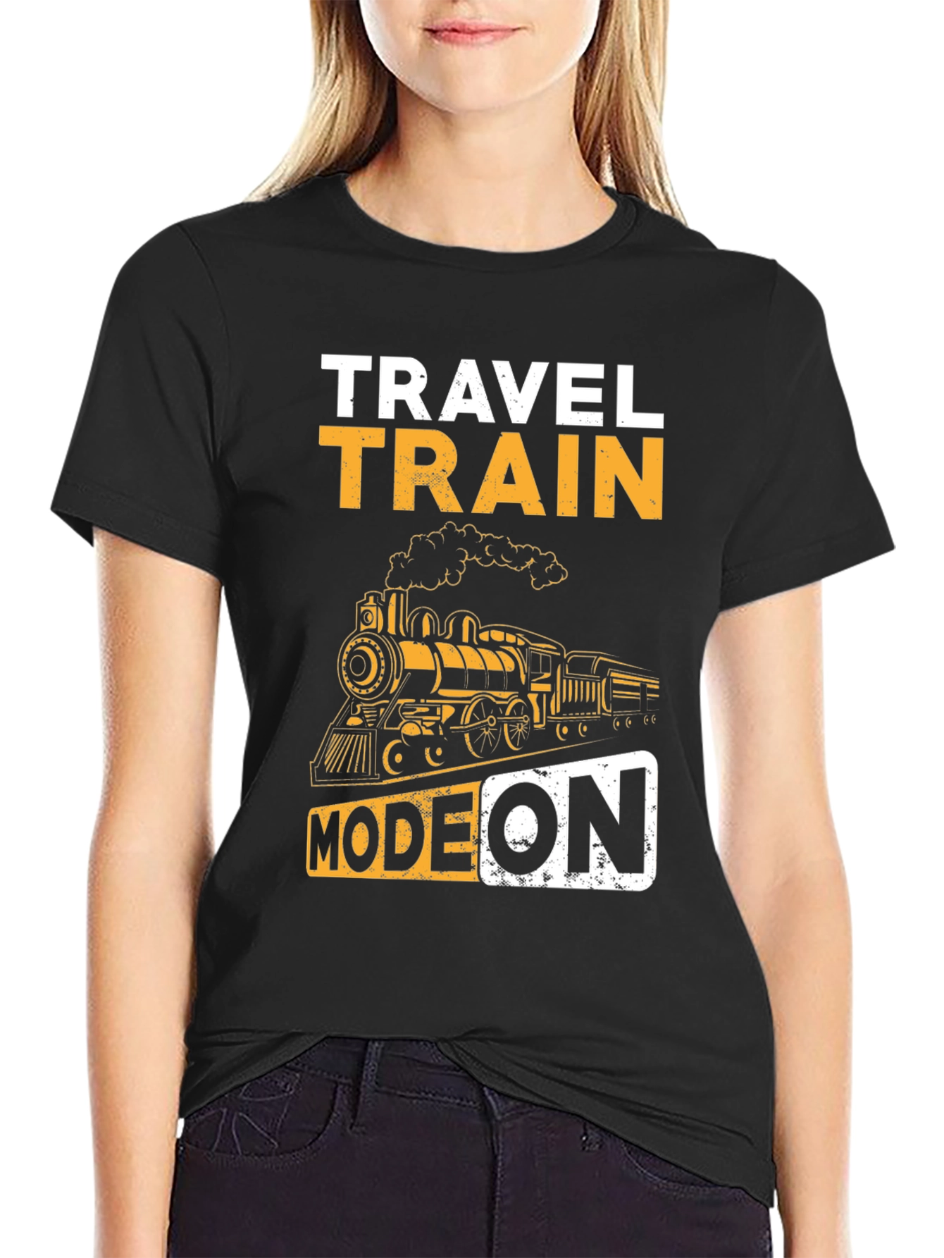 Travel Train Mode On Graphic Tee