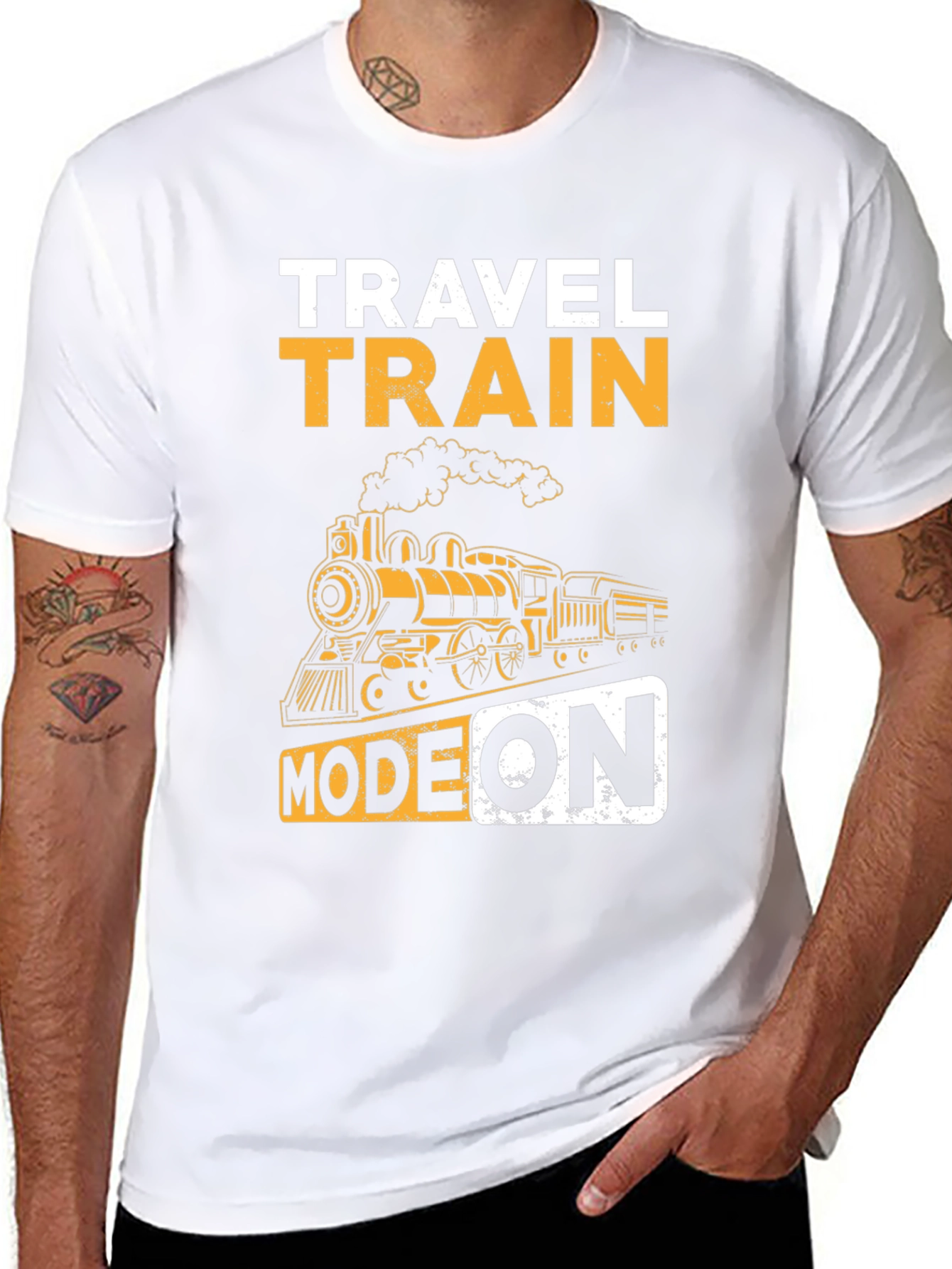 Travel Train Mode On Graphic Tee