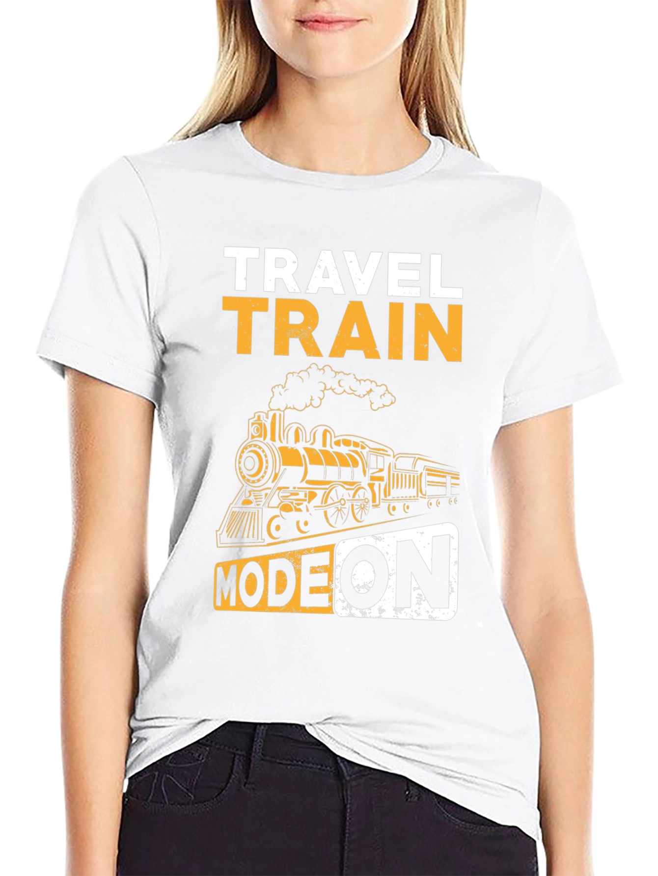 Travel Train Mode On Graphic Tee