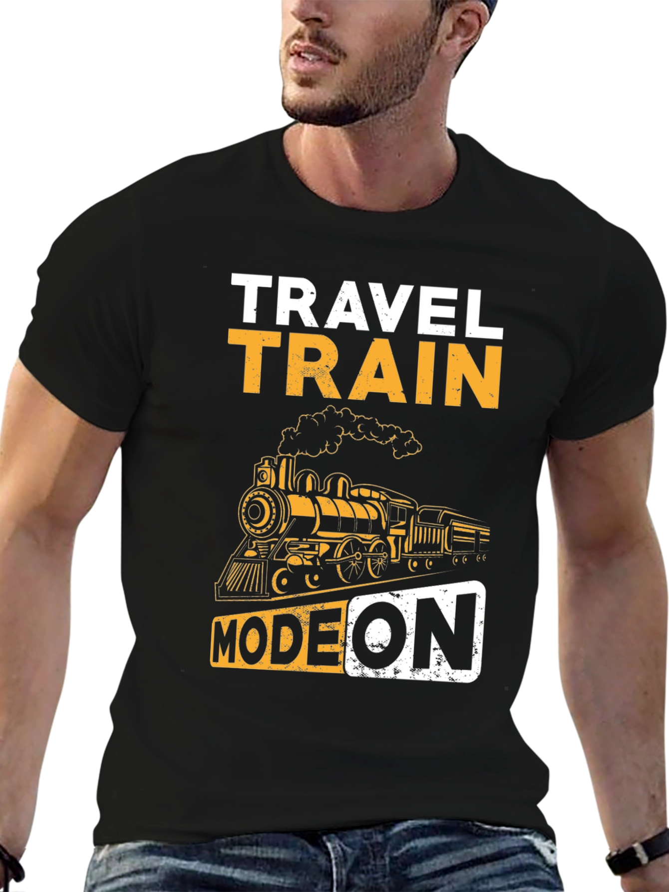 Travel Train Mode On Graphic Tee