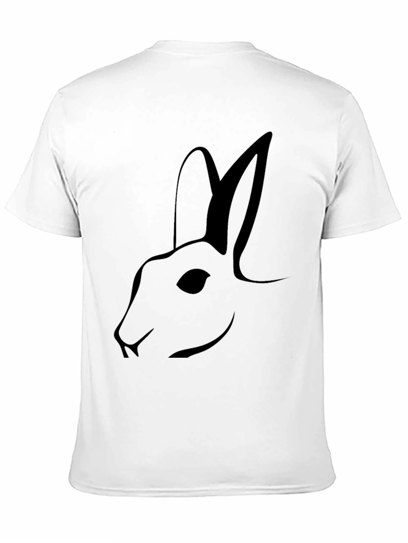 Minimalist Rabbit Graphic T-Shirt