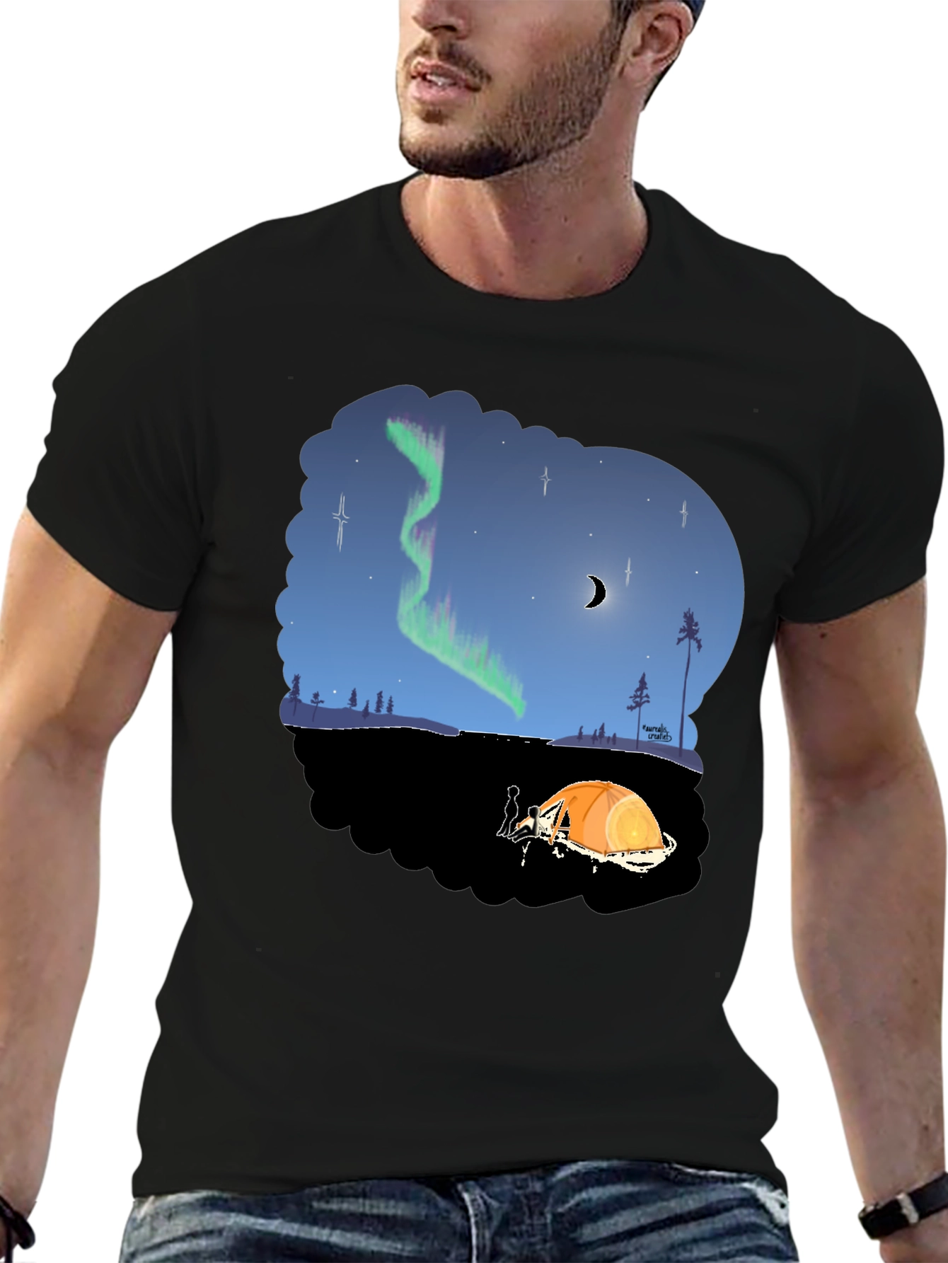 Aurora Camping Graphic Tee