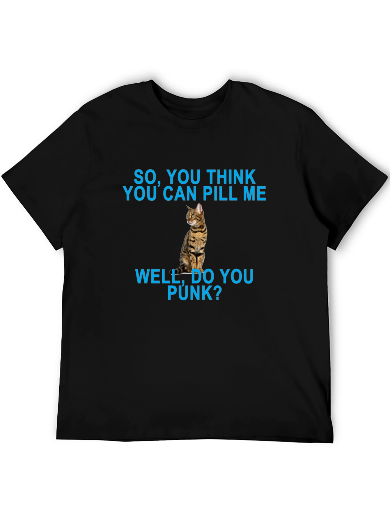 Funny Cat Pill Me T-Shirt
