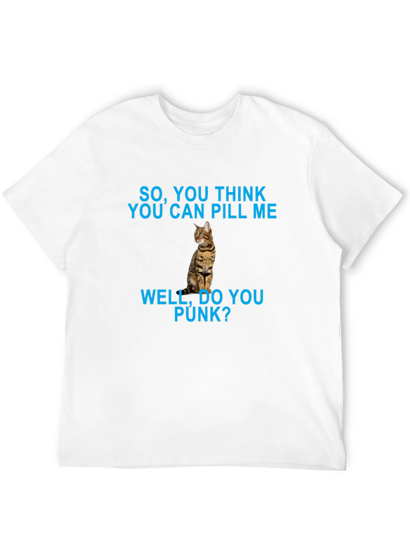 Funny Cat Pill Me T-Shirt