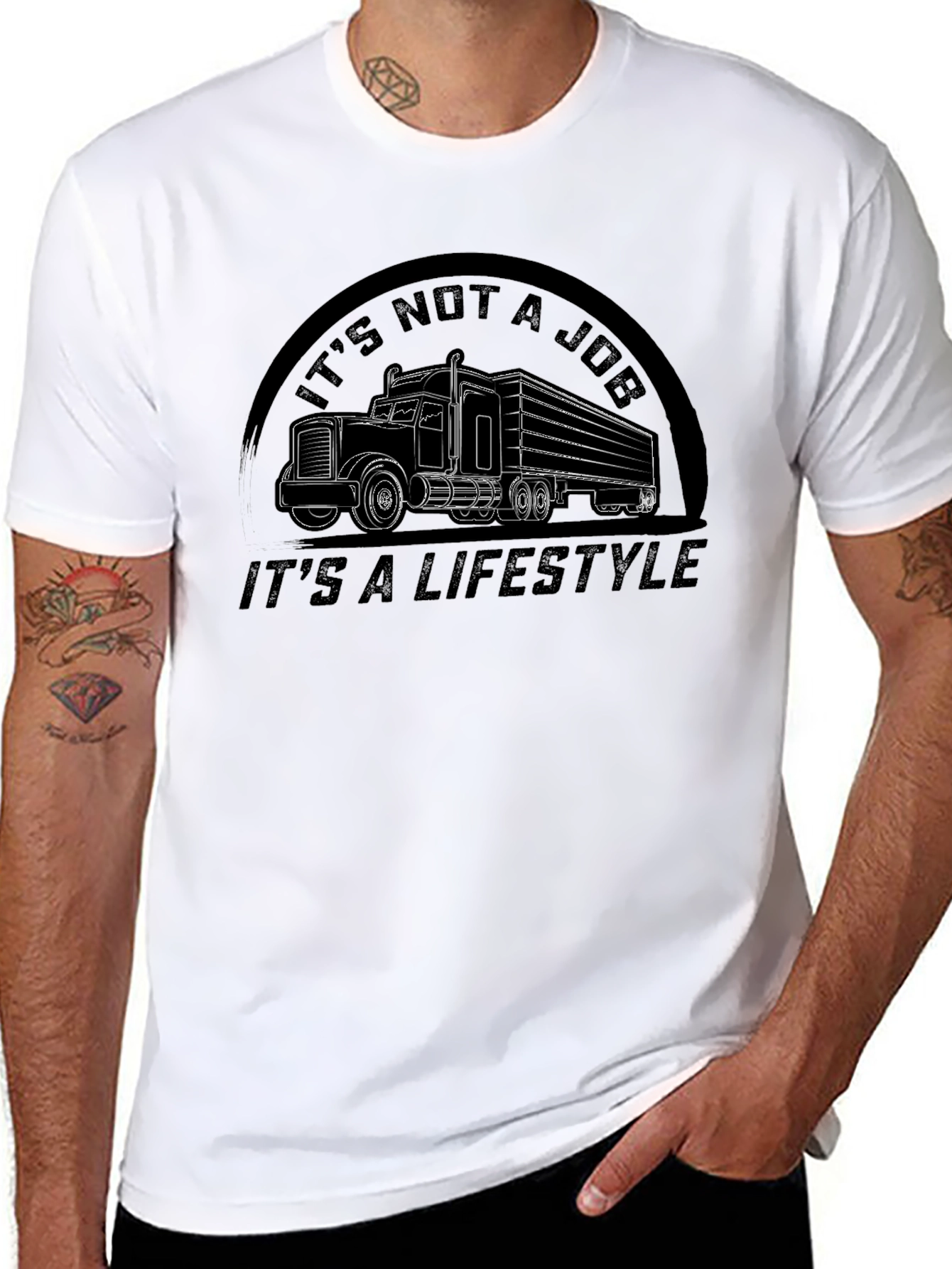 Trucker Lifestyle Tee - Its Not a Job