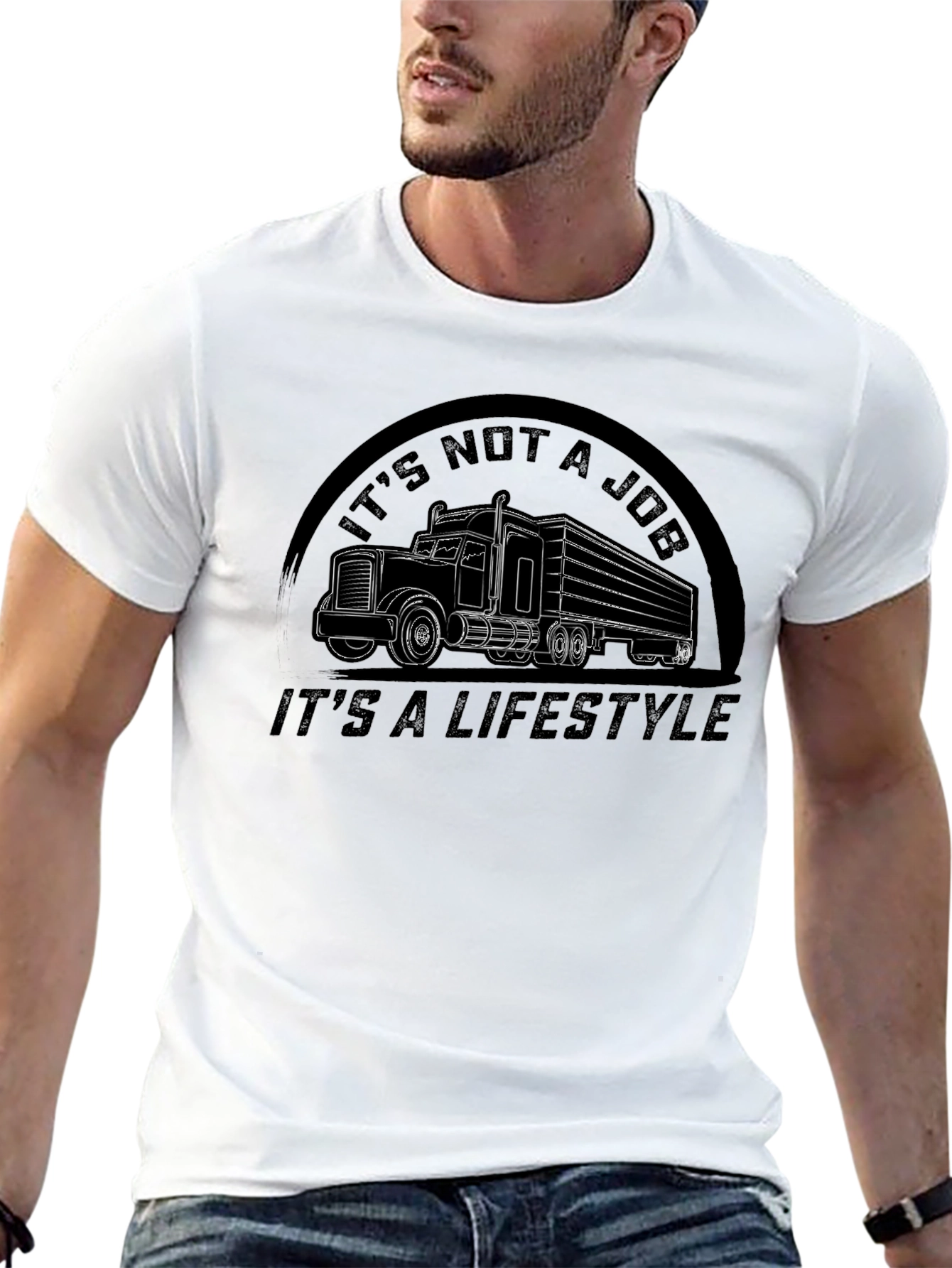 Trucker Lifestyle Tee - Its Not a Job