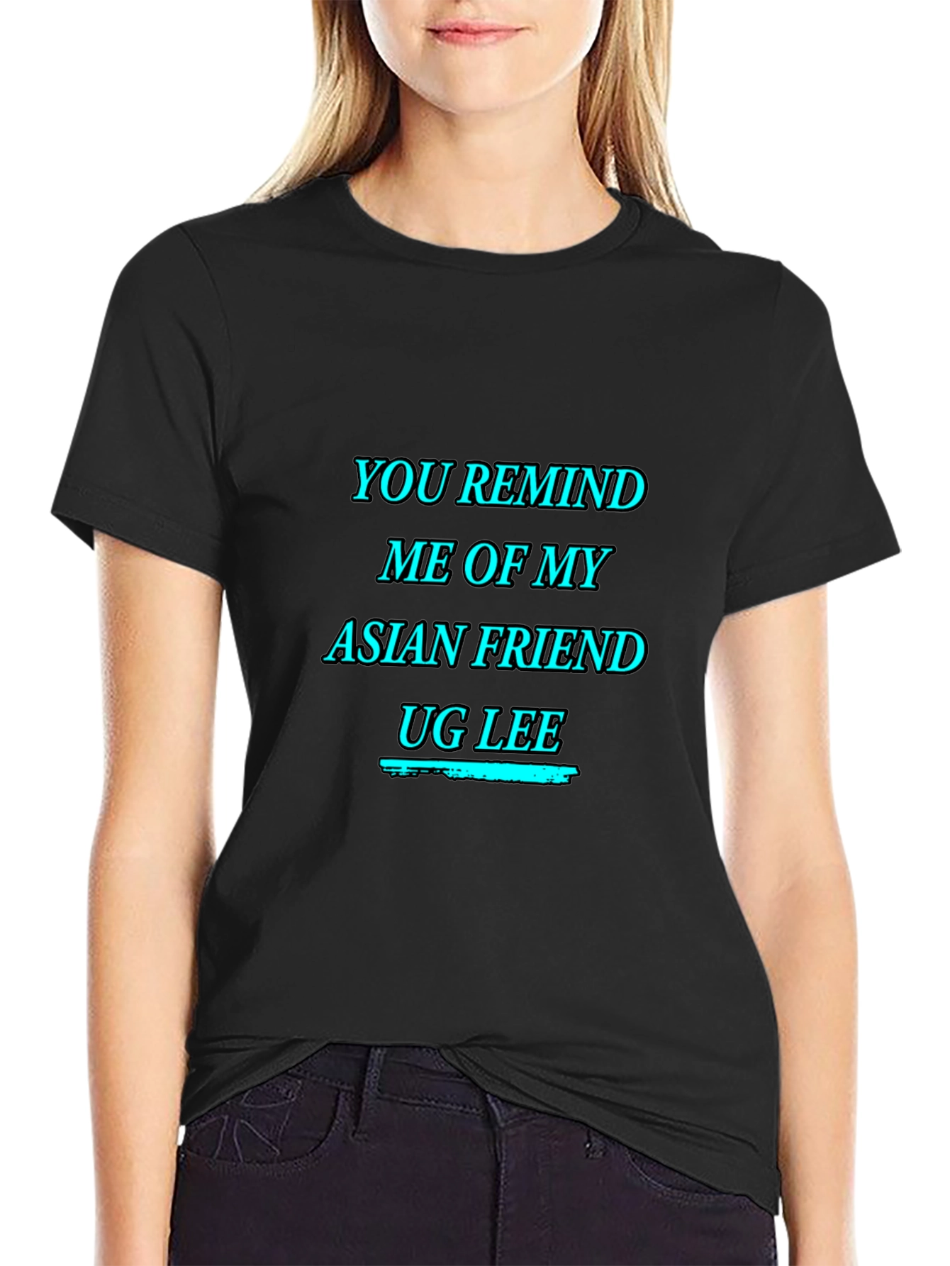 Humorous UG LEE Graphic T-Shirt