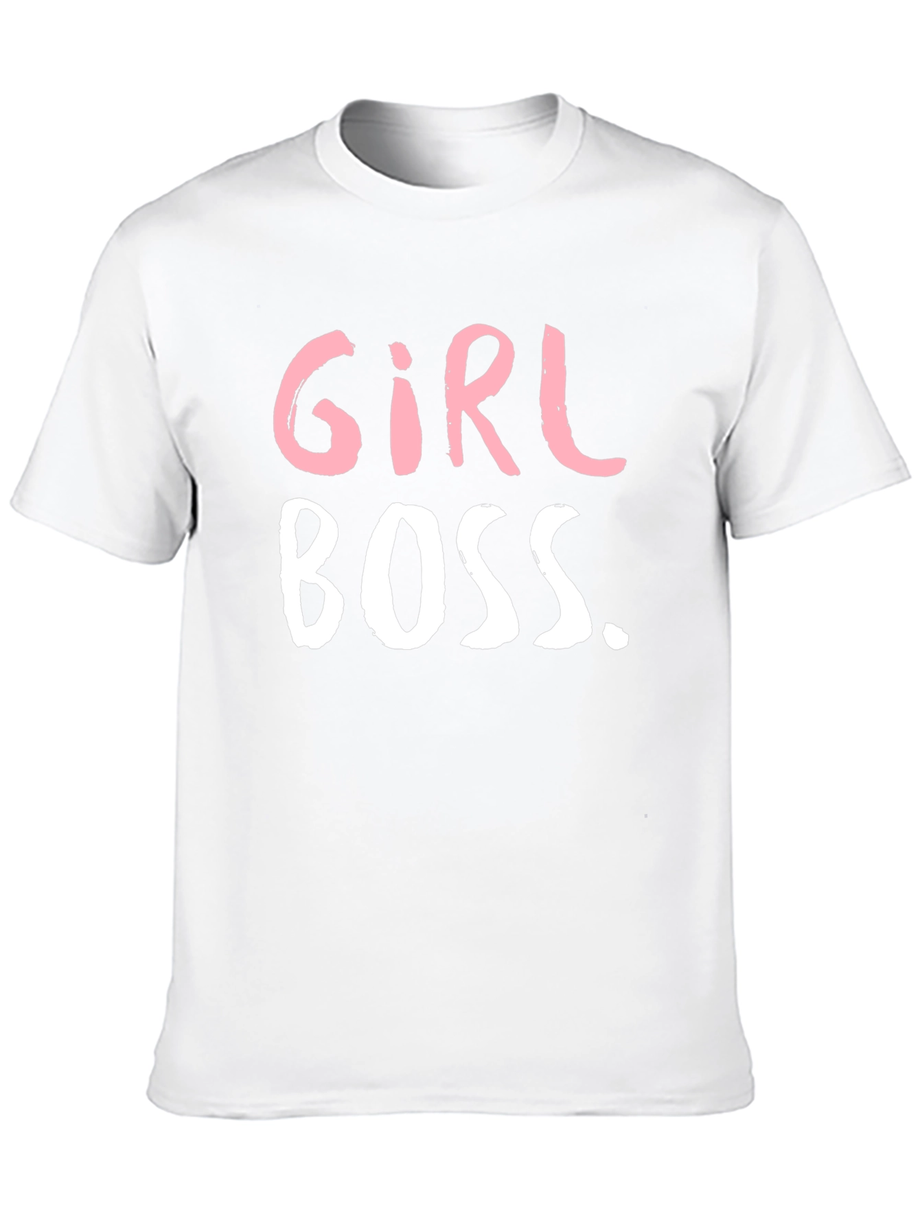 Girl Boss Graphic Tee - Black Crew Neck T-Shirt