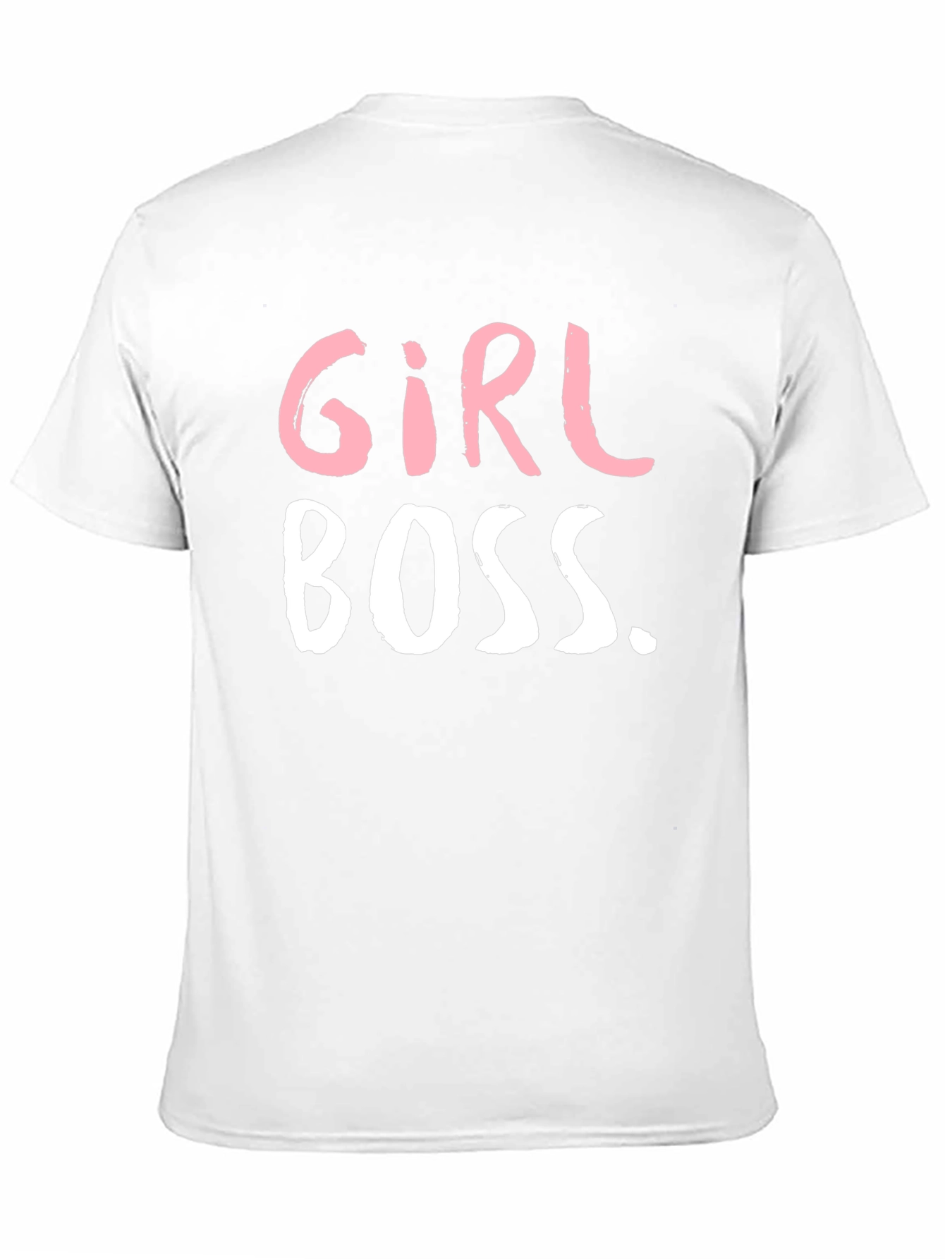 Girl Boss Graphic Tee - Black Crew Neck T-Shirt