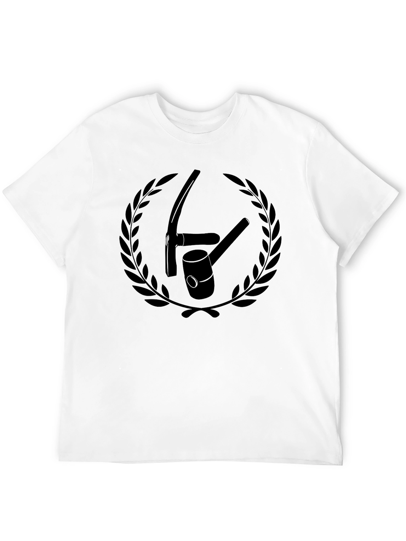 Graphic Tee with Anarchist Symbol