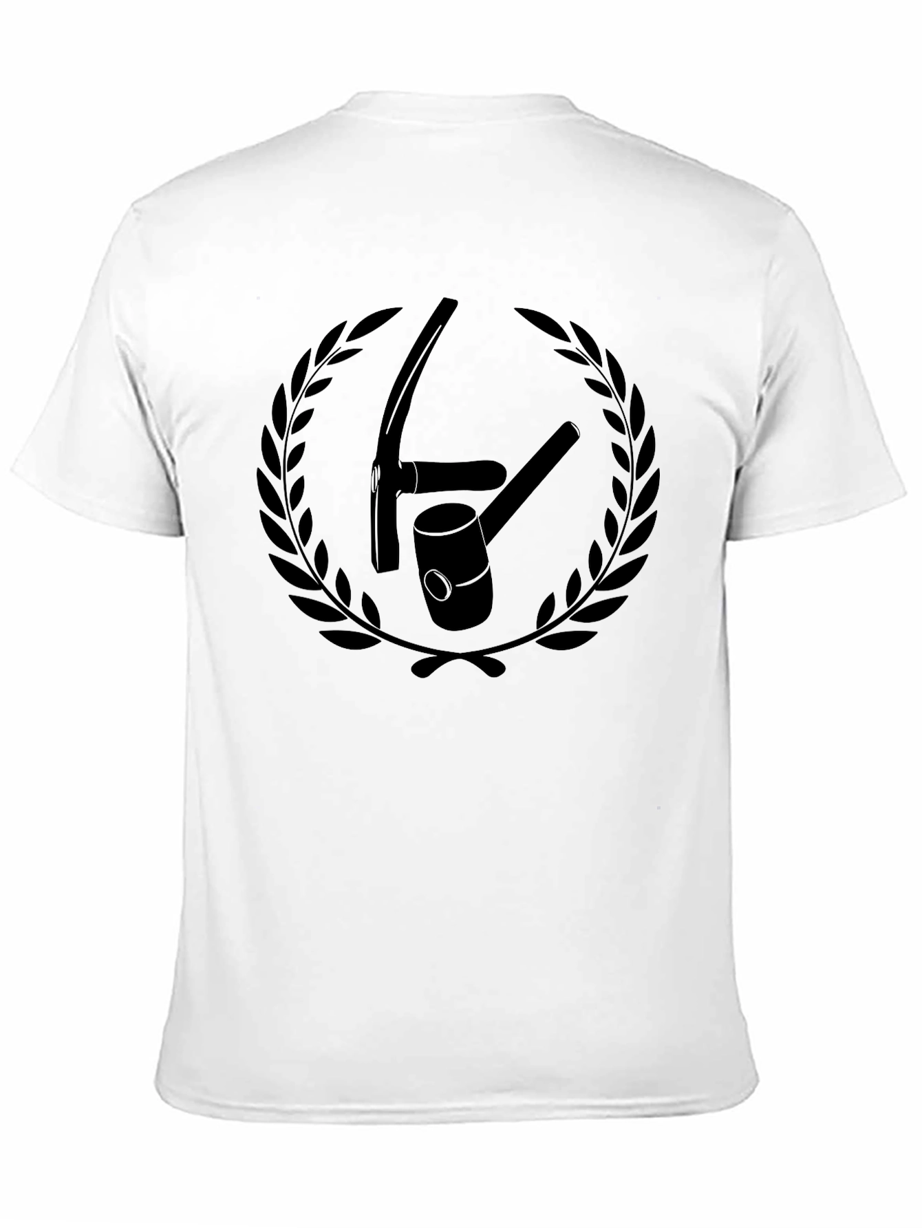 Graphic Tee with Anarchist Symbol