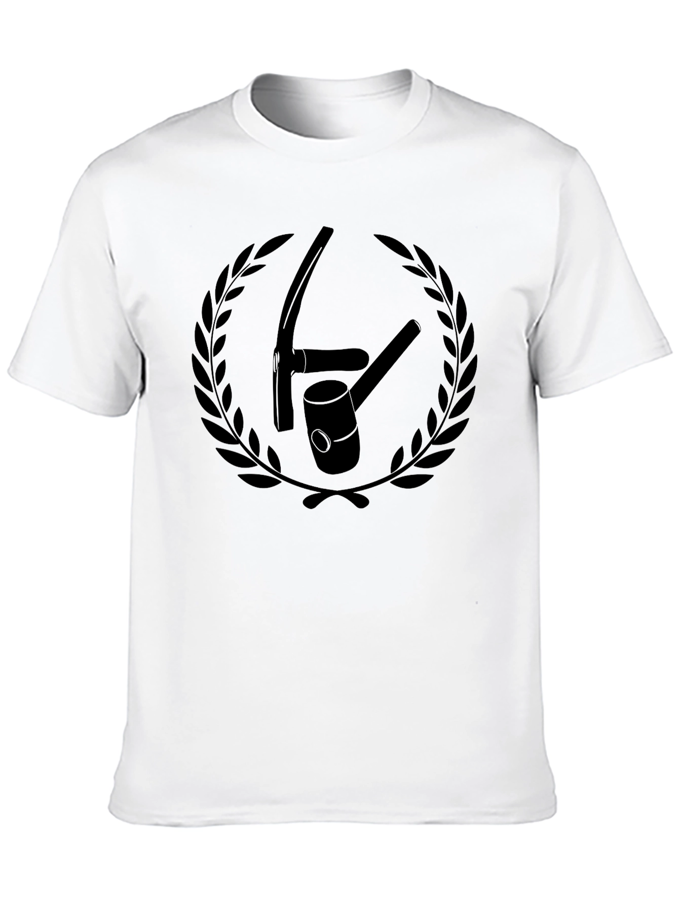 Graphic Tee with Anarchist Symbol