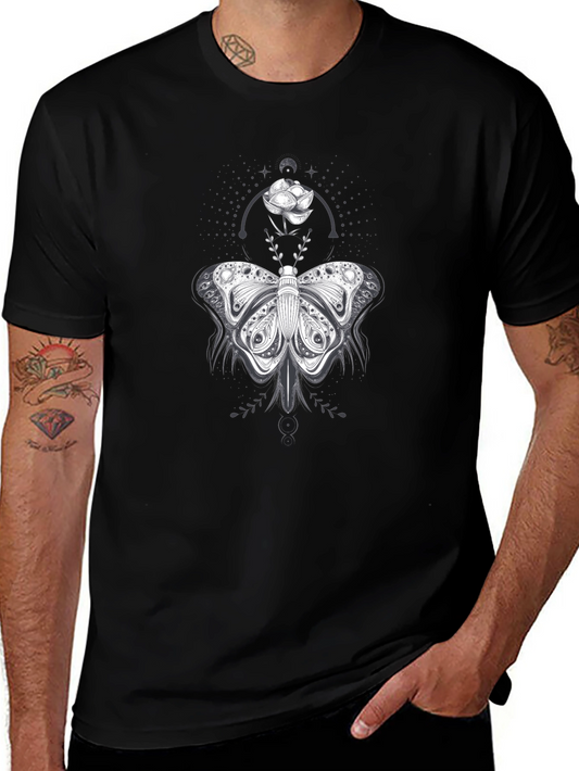 Butterfly Rose Graphic Tee