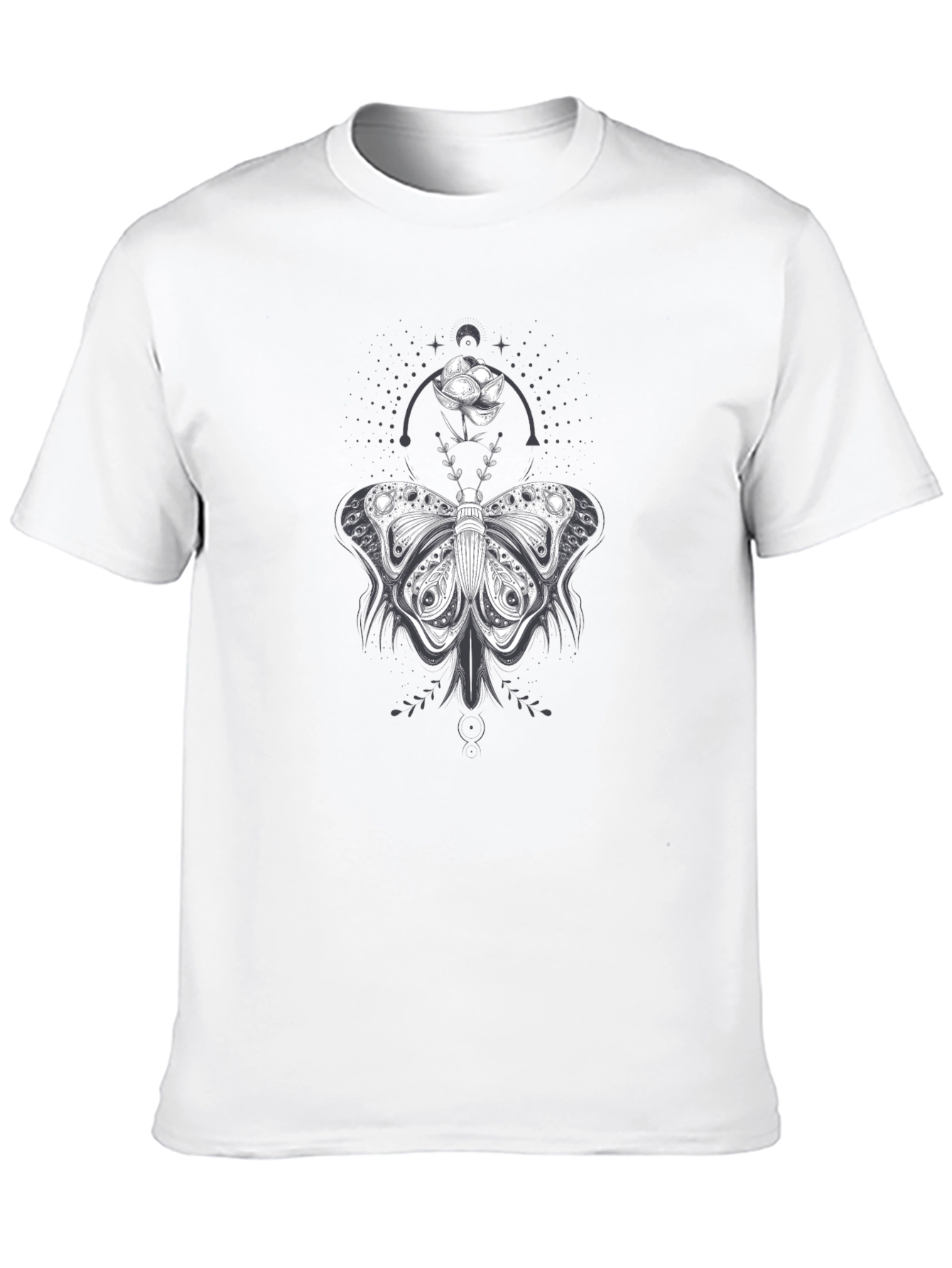 Butterfly Rose Graphic Tee
