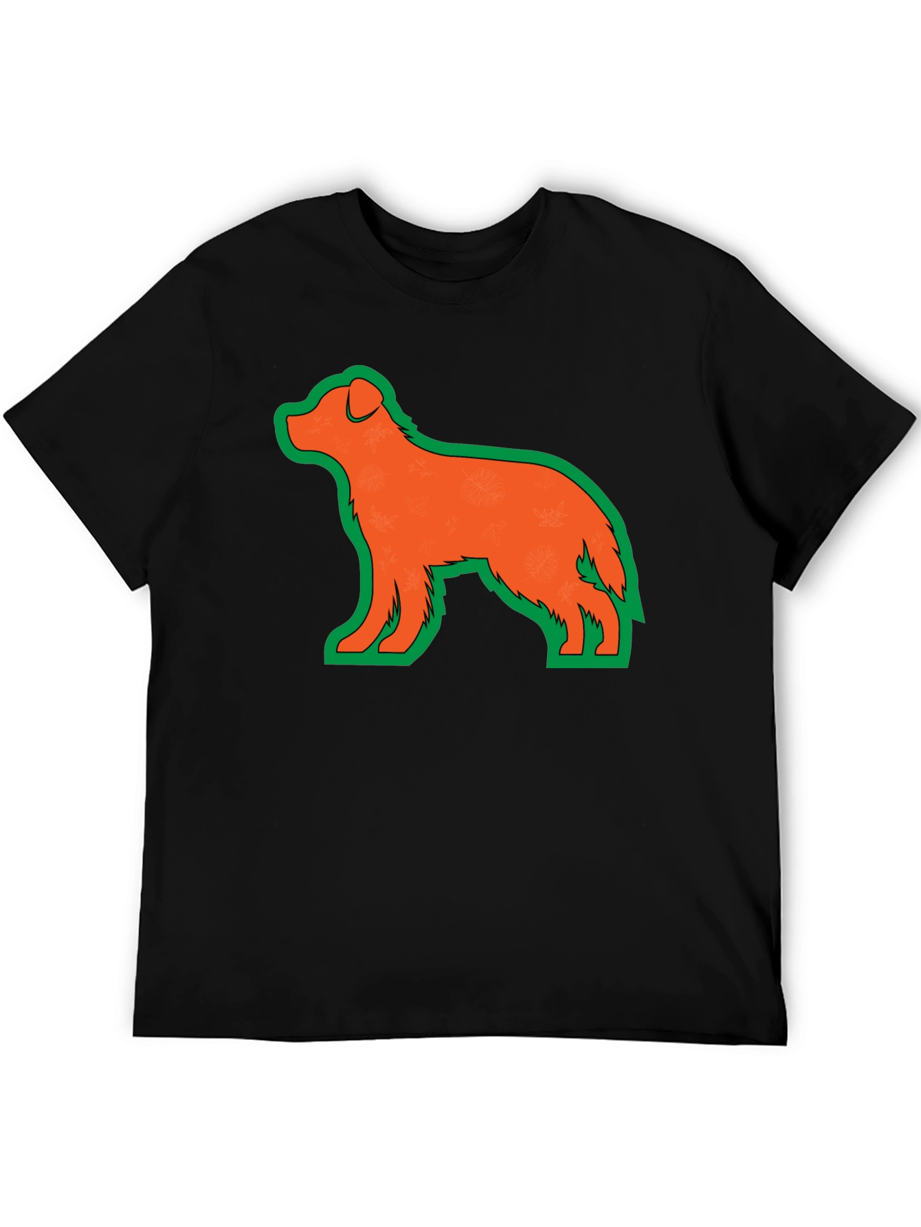 Dog Graphic Tee - Black Unisex T-Shirt