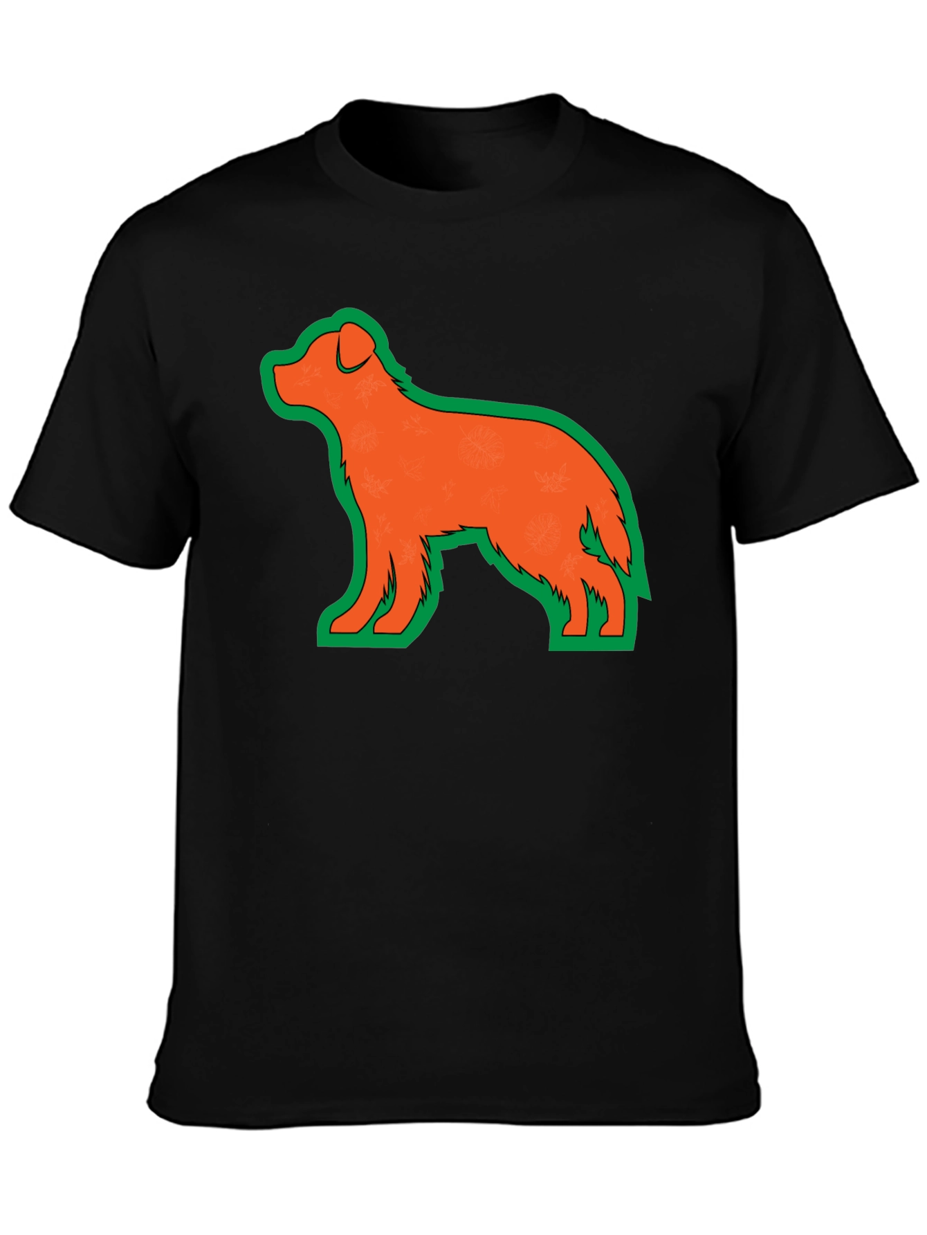 Dog Graphic Tee - Black Unisex T-Shirt