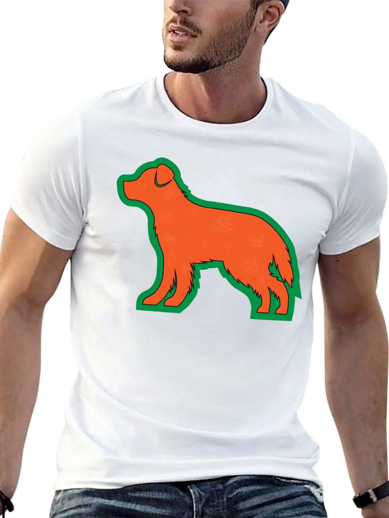 Dog Graphic Tee - Black Unisex T-Shirt