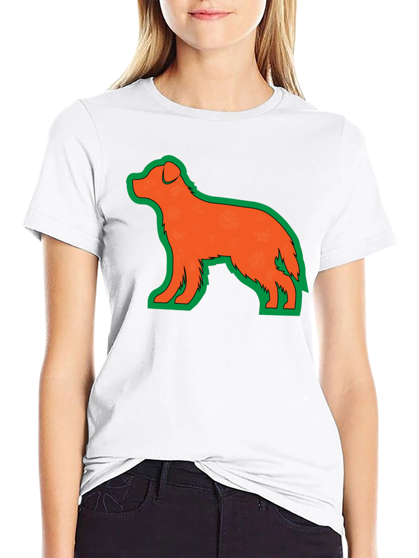 Dog Graphic Tee - Black Unisex T-Shirt