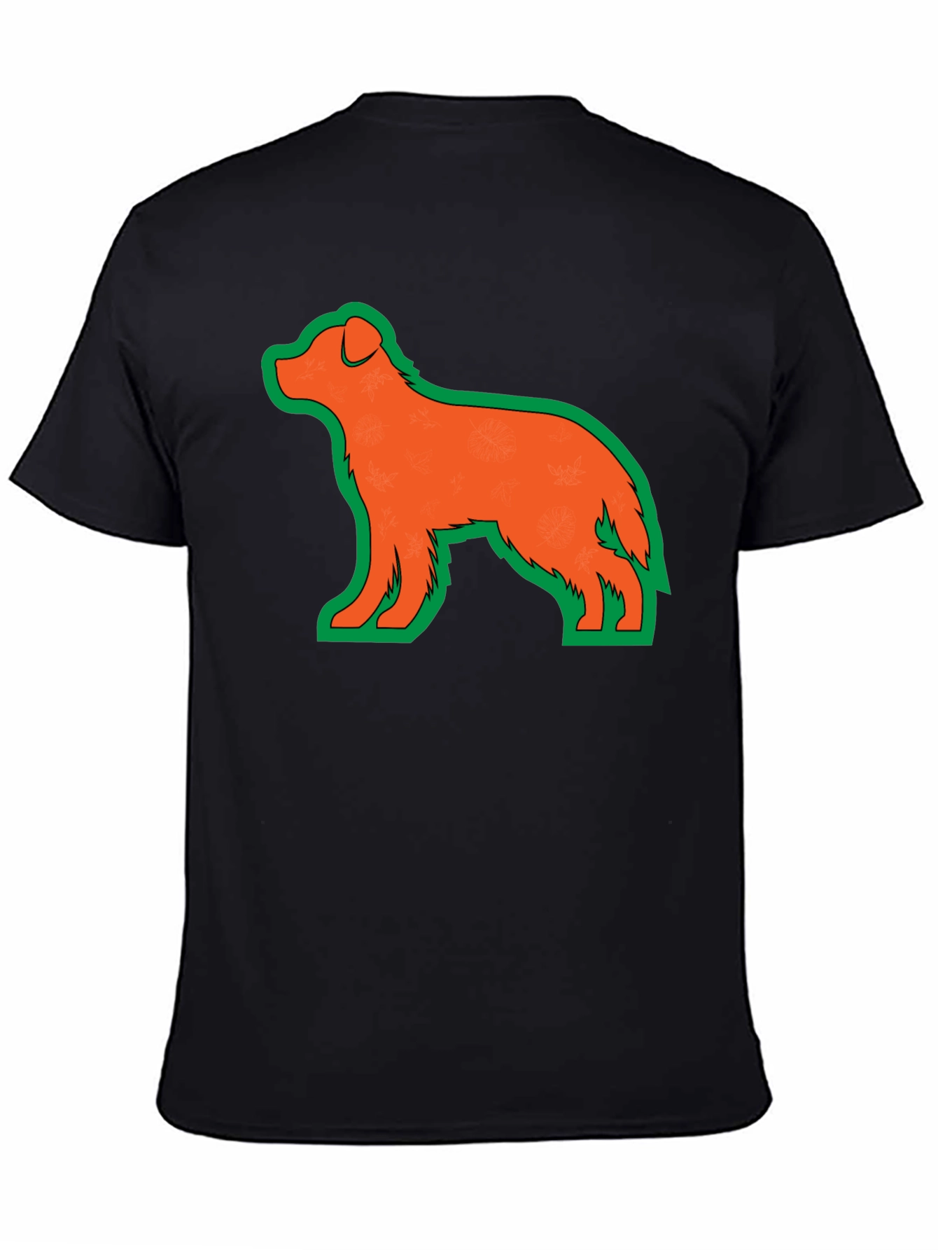 Dog Graphic Tee - Black Unisex T-Shirt