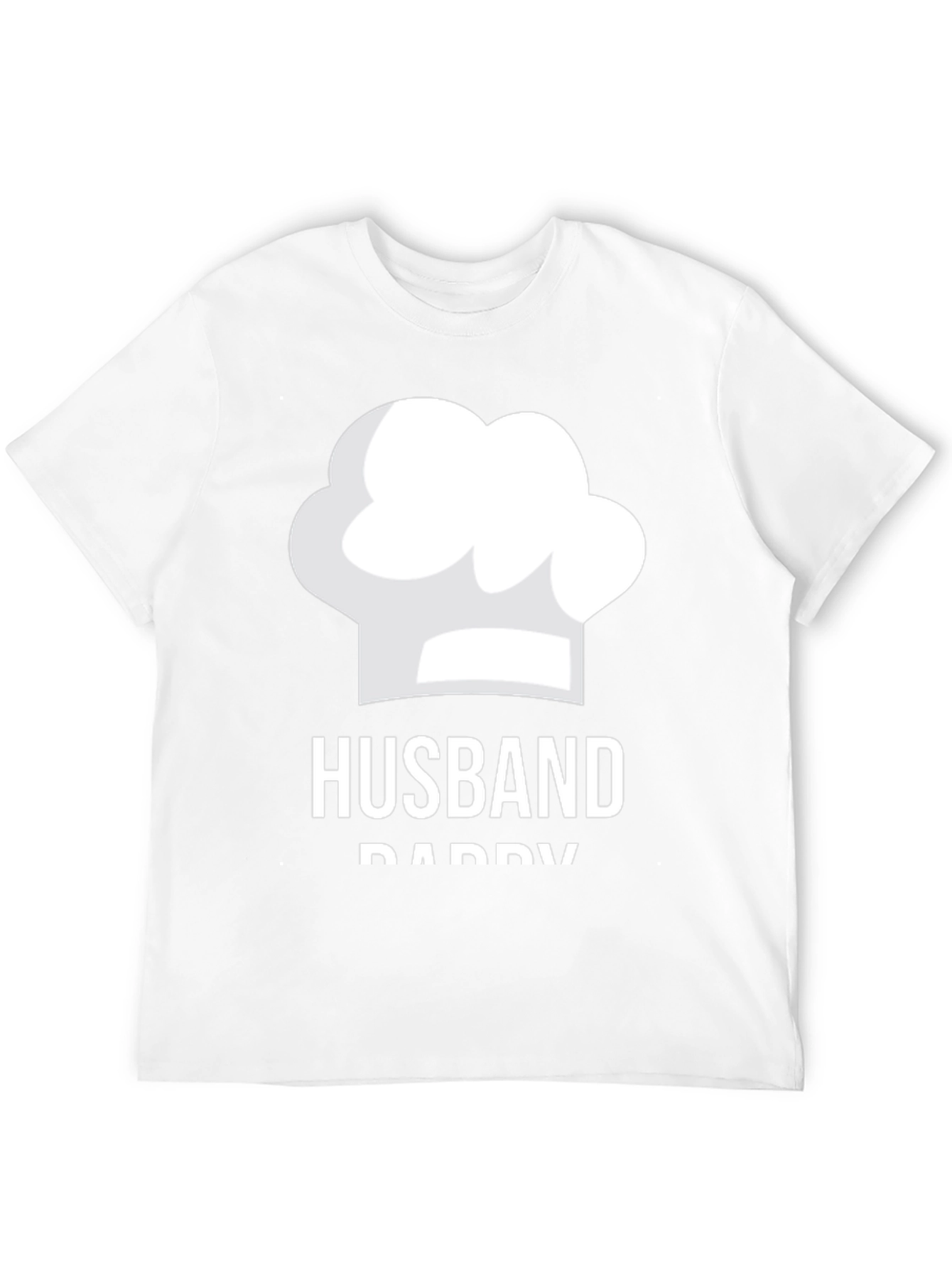 Husband Daddy Chef Hat Graphic T-Shirt