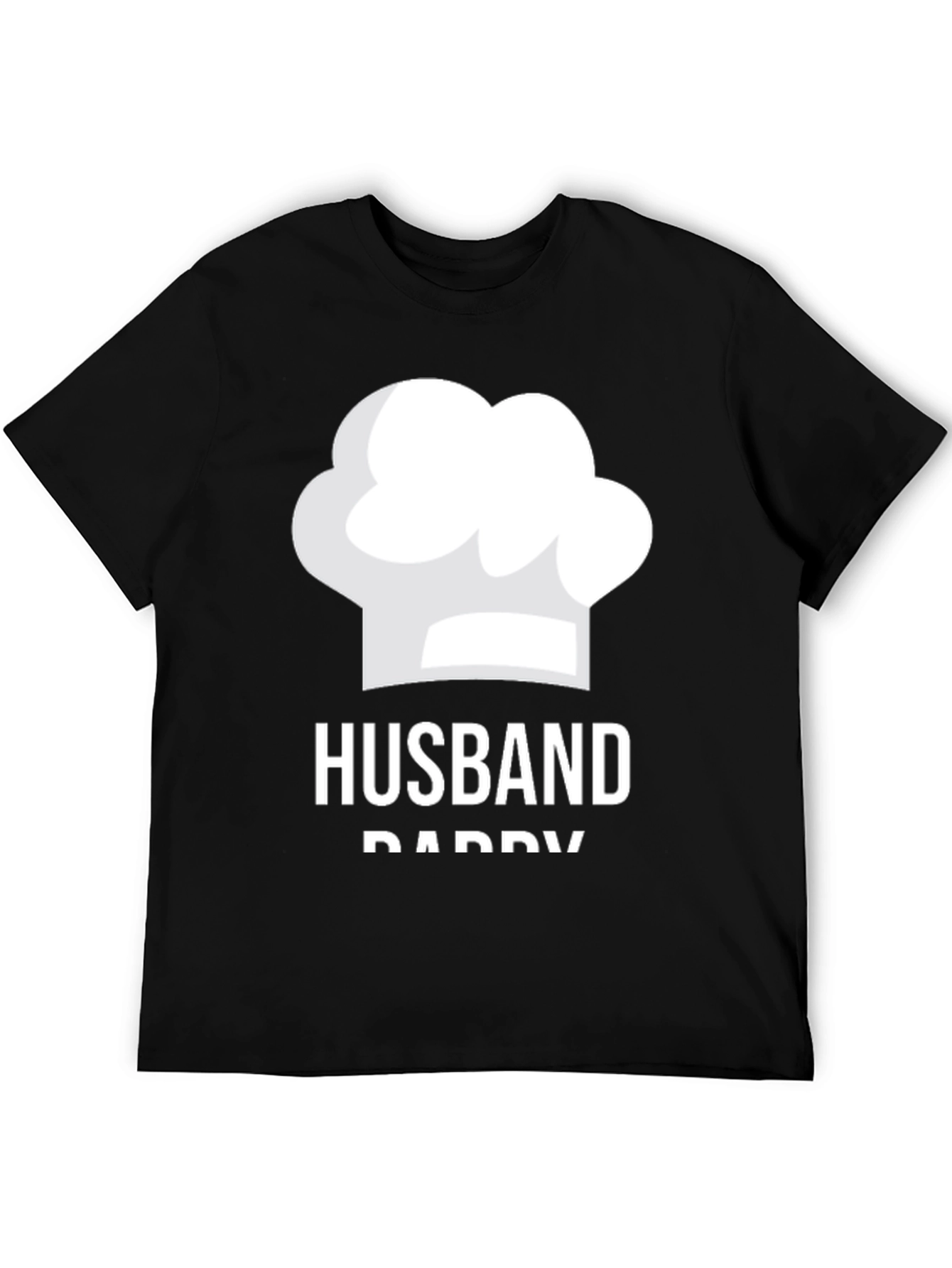 Husband Daddy Chef Hat Graphic T-Shirt