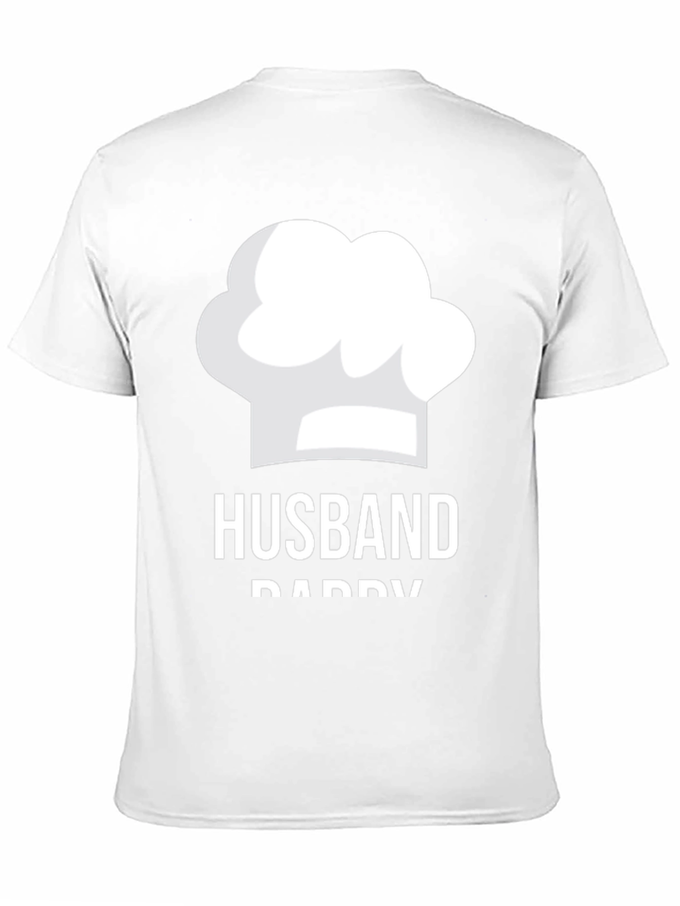 Husband Daddy Chef Hat Graphic T-Shirt