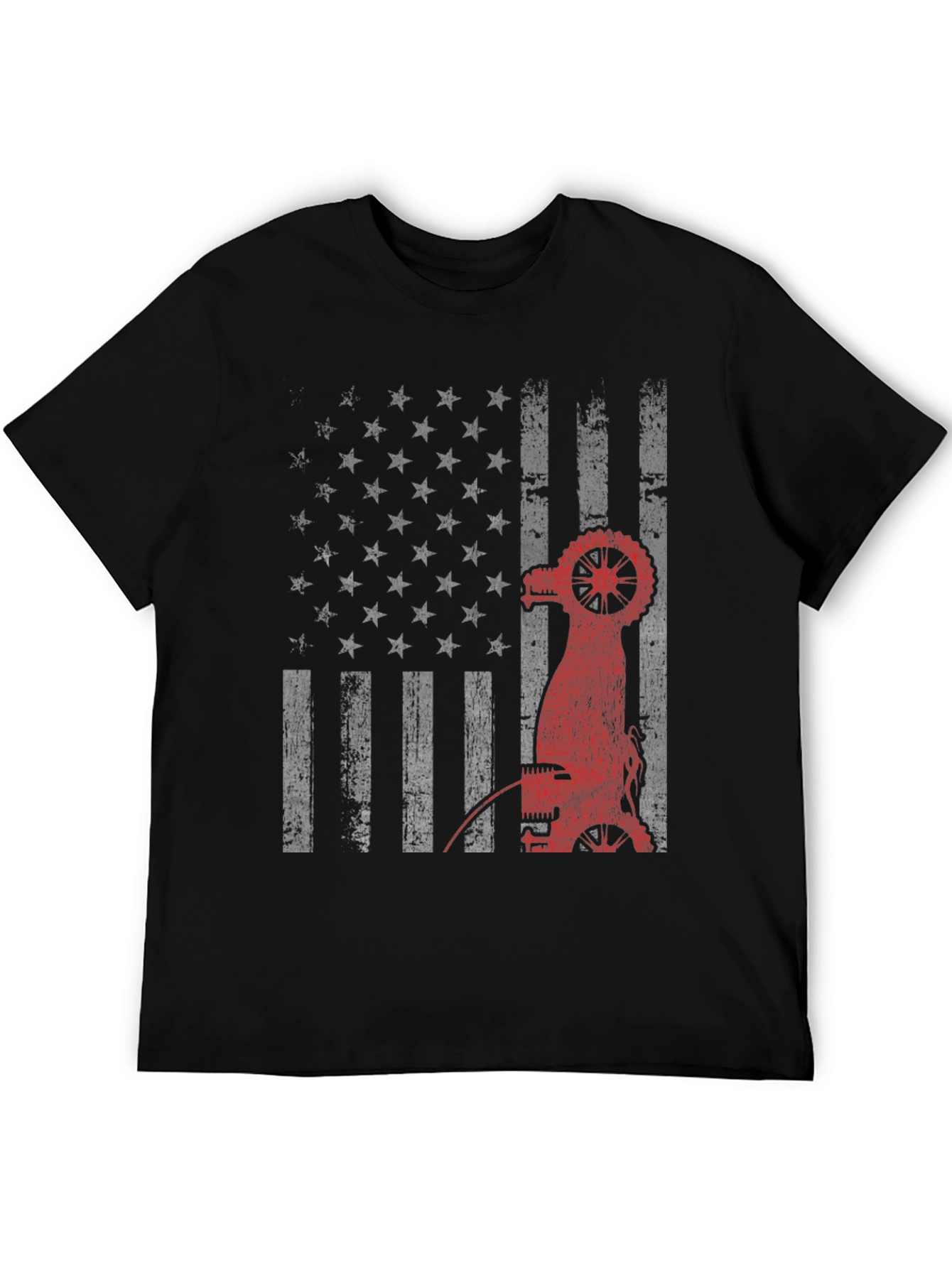 American Flag Welding T-Shirt - Patriotic Welder Tee