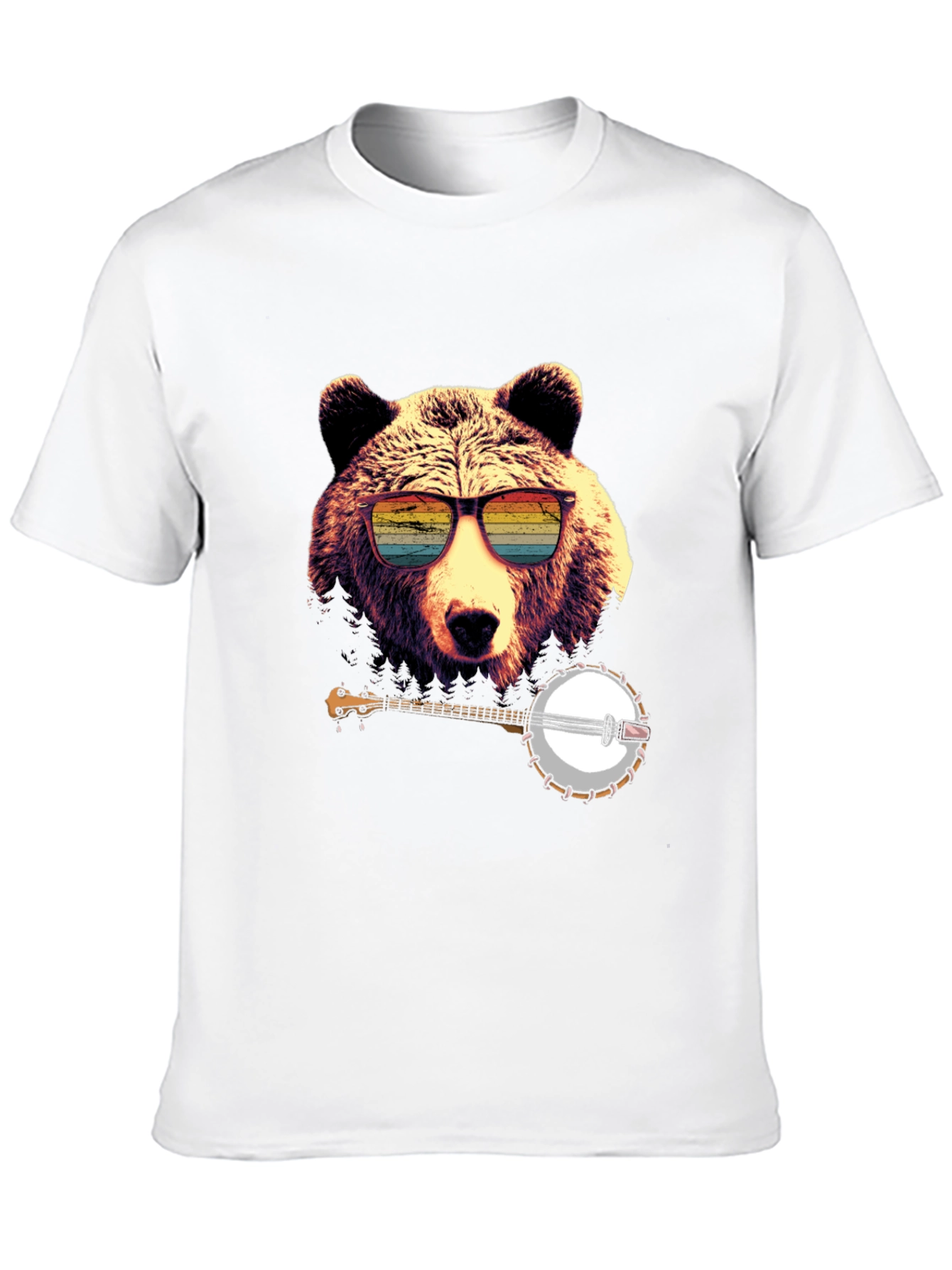 Bear with Banjo Graphic Tee