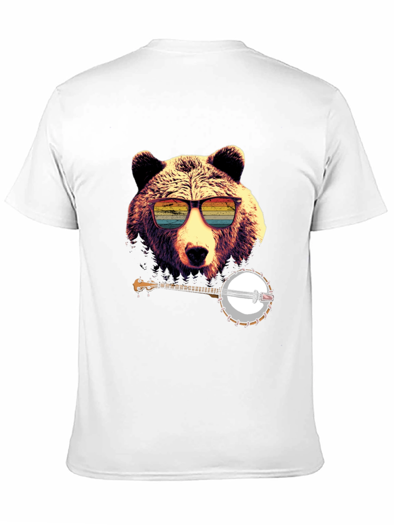 Bear with Banjo Graphic Tee
