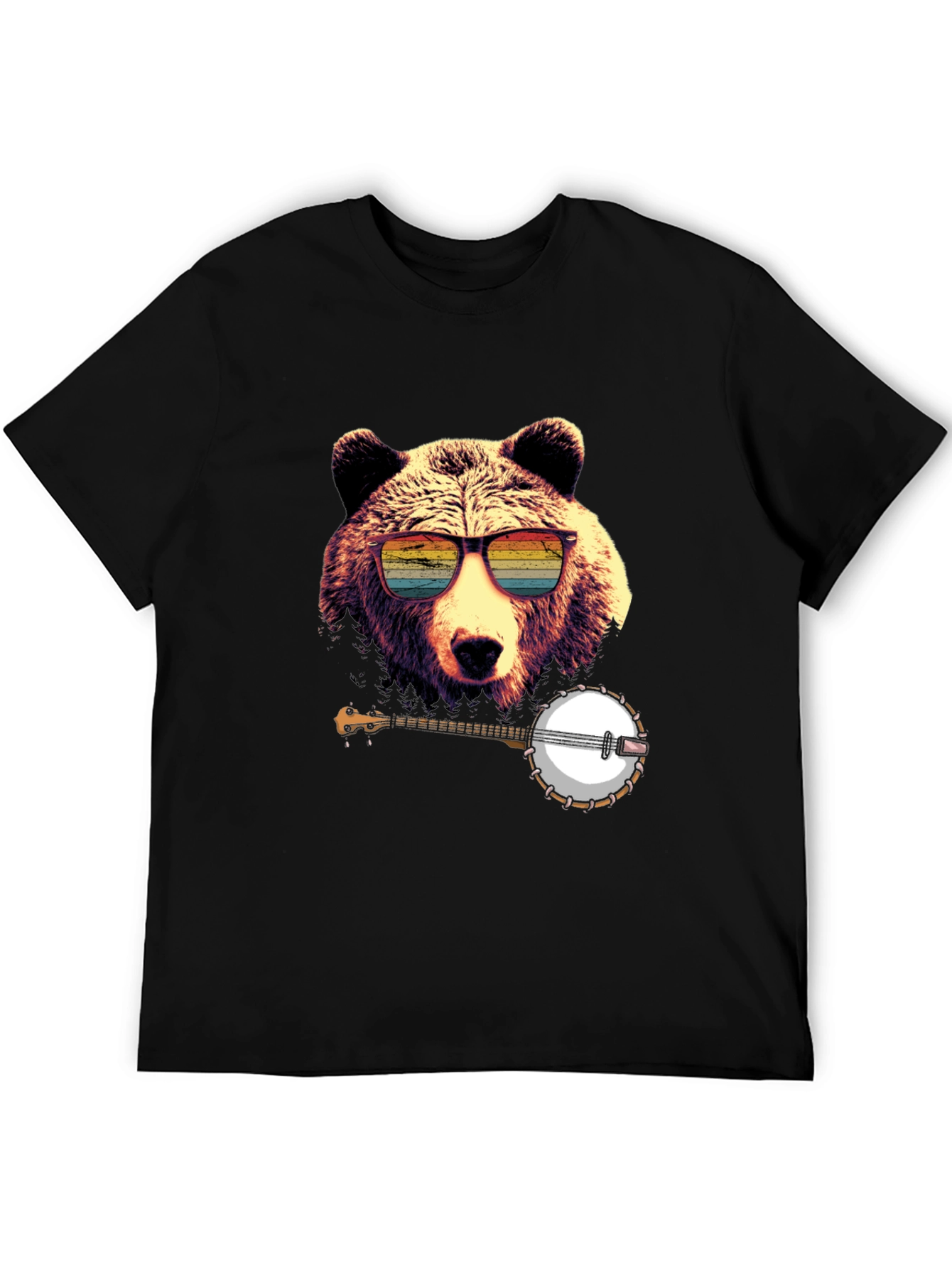 Bear with Banjo Graphic Tee