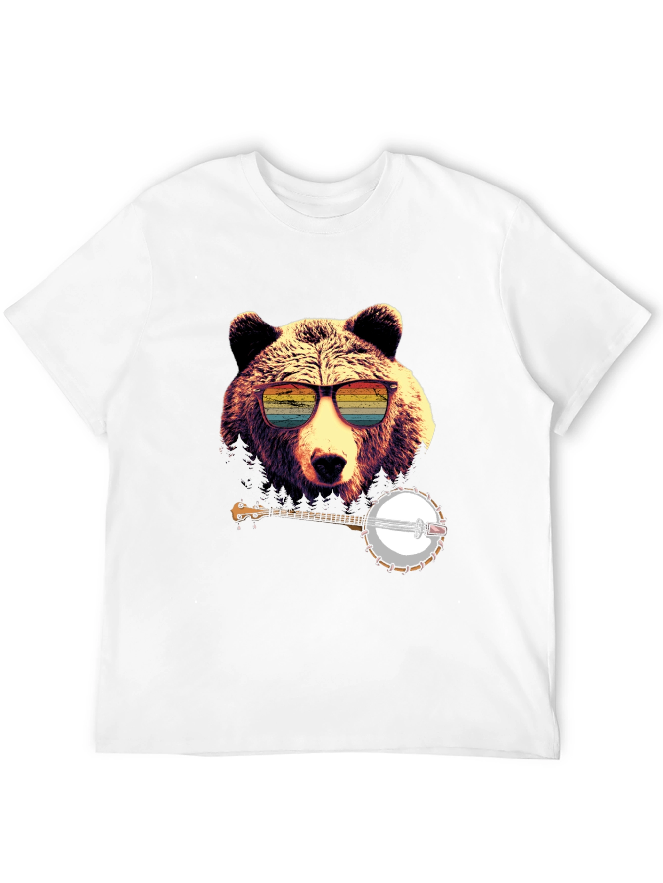 Bear with Banjo Graphic Tee
