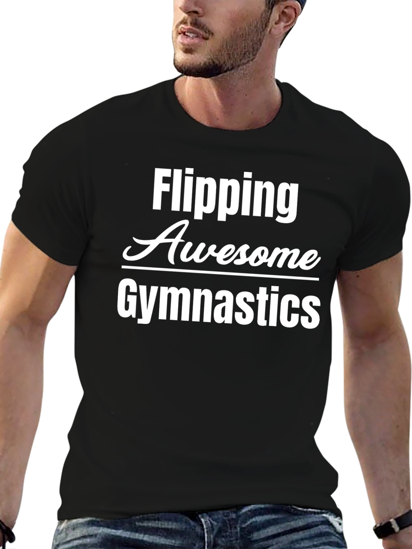 Flipping Awesome Gymnastics Graphic T-Shirt