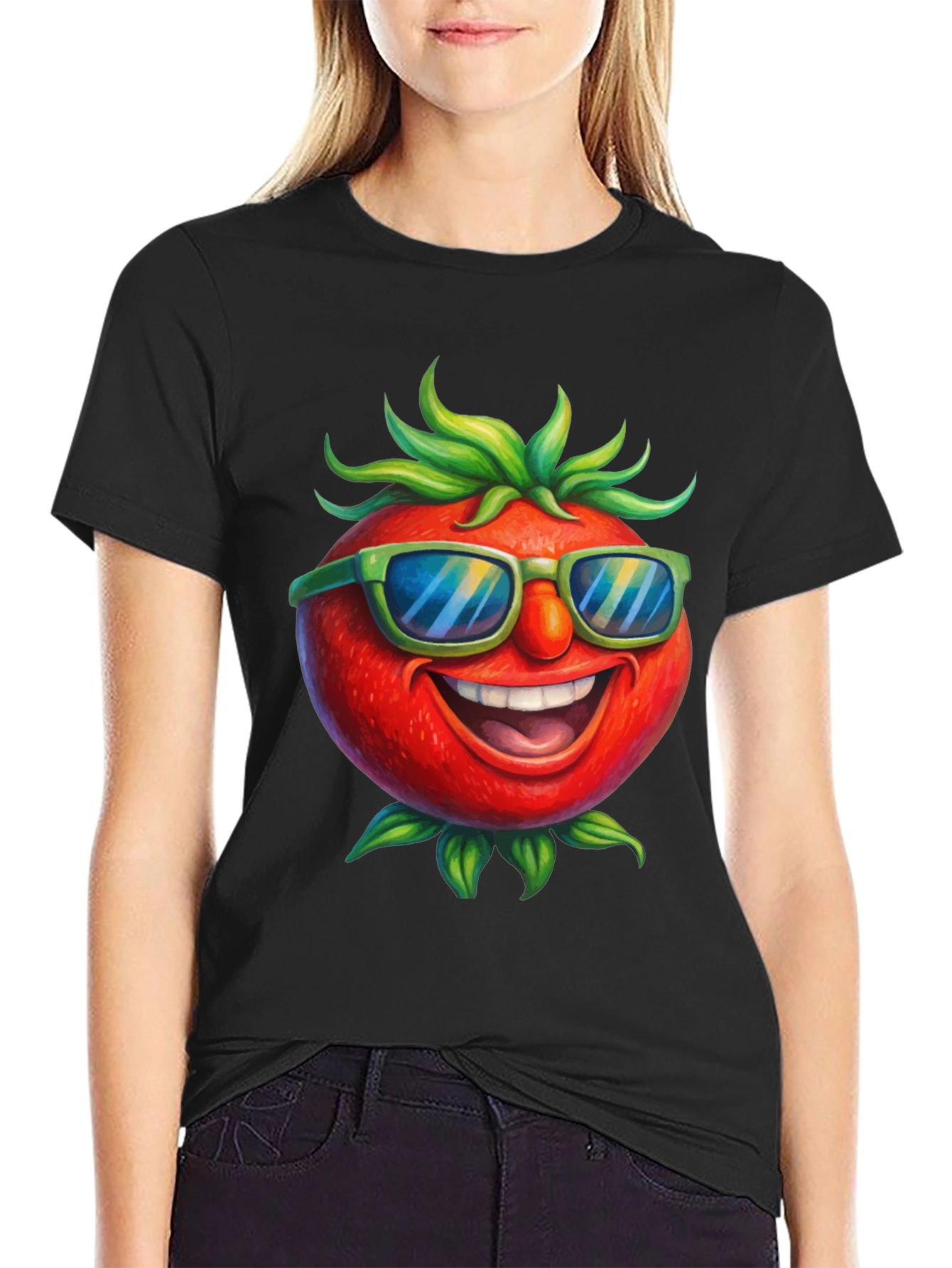 Tomato Character Graphic Tee