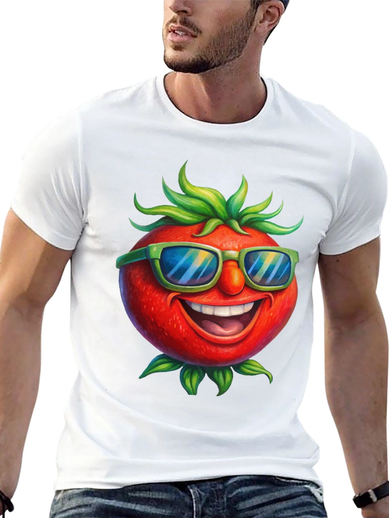 Tomato Character Graphic Tee